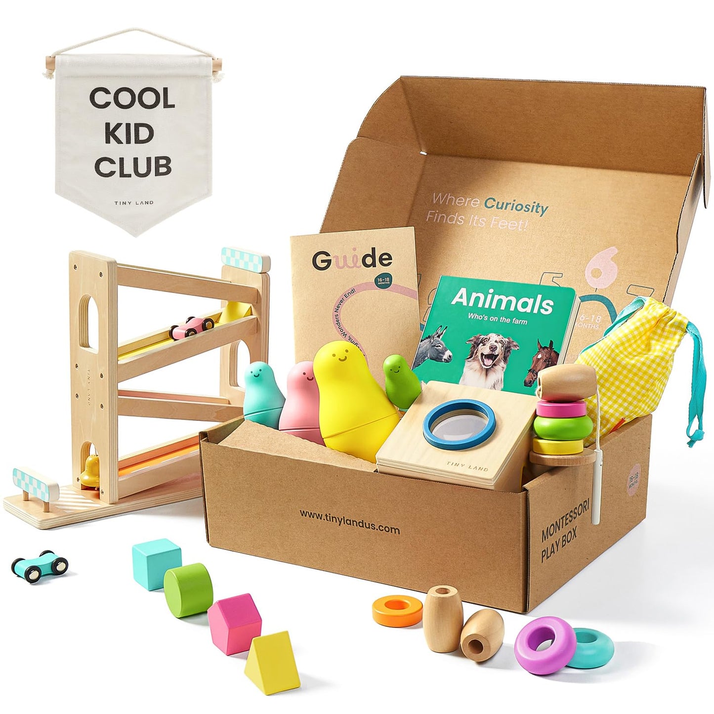 Tiny Land Montessori Toy Set for Baby 13-15 Months & 16-18 Months