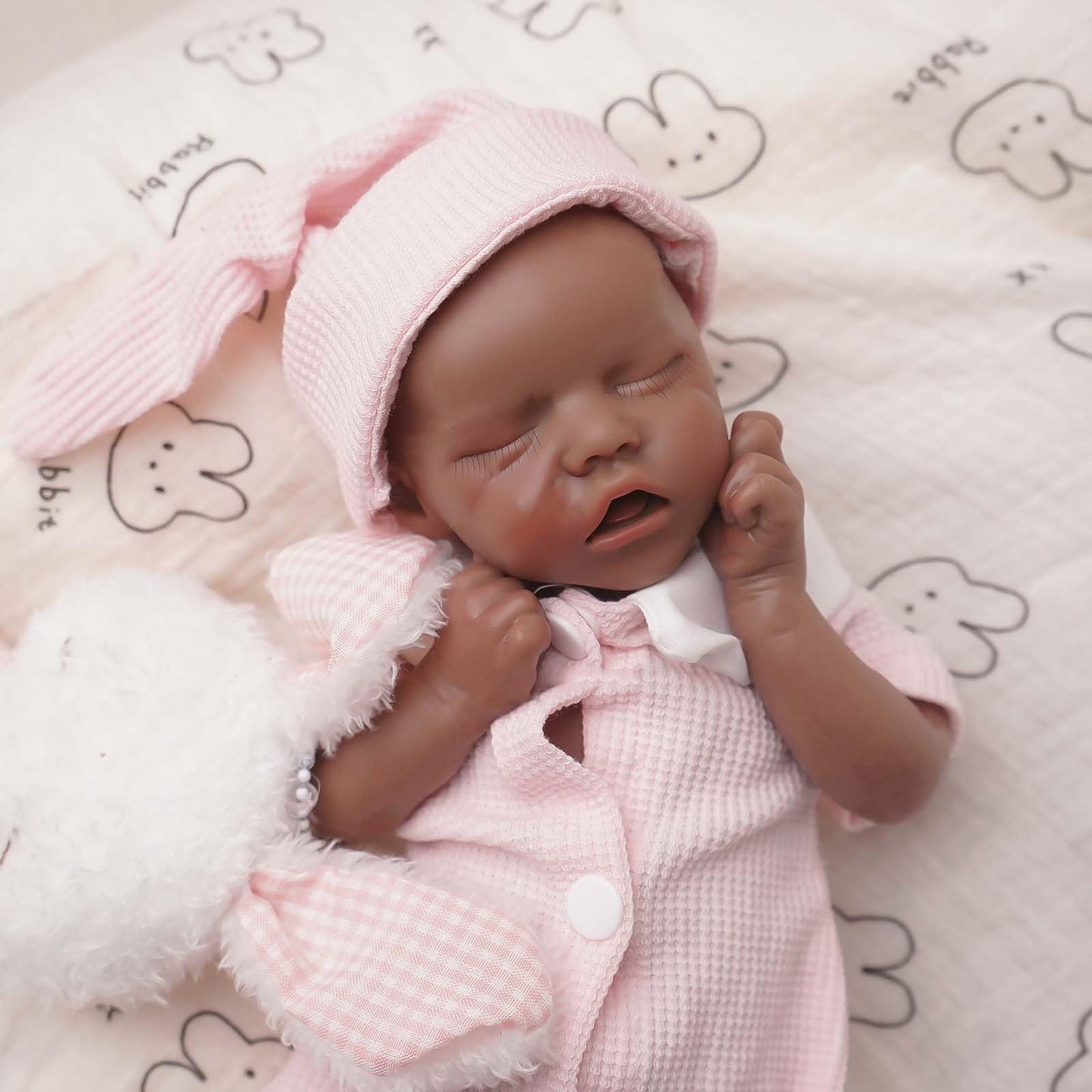 GUIENRLEA Reborn Baby Dolls Silicone Full Body, 12 Inch Platinum Silicone Bathable Poseable Soft Lifelike Newborn Body Dolls for Kids 3+ & Collectors
