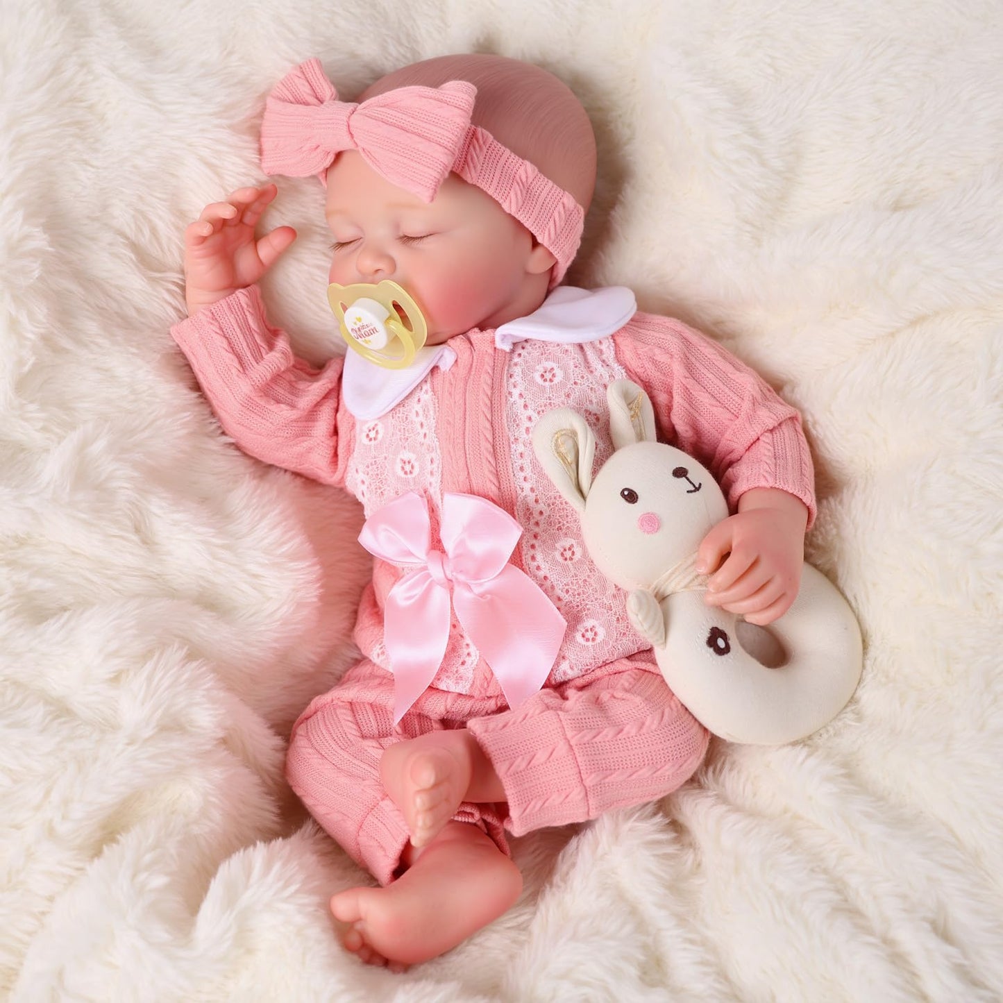 BABESIDE Lifelike Reborn Baby Dolls, 20 Inch Realistic Real Life Baby Dolls Poseable Doll Soft Vinyl Baby Dolls with Clothes and Toy Gift for Kids Age 3+,Pretend Play, Collection