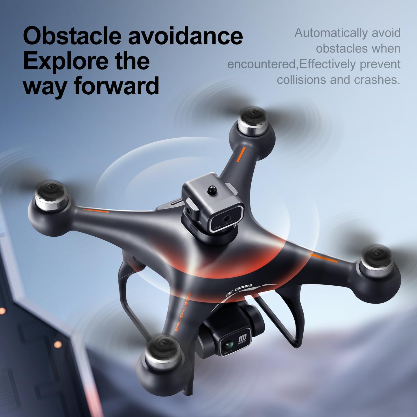 Hobby Drone with Screen Display Remote Control, 1080P Dual Camera, Speed Adjustment, Altitude Hold, One-Key Takeoff, 3D Flips, 2 Batteries, Hovering, Brushless Motor, APP Control, Plane Copter, LED Lights, Adult Beginners FPV Quadcopter Airplane Helicopte
