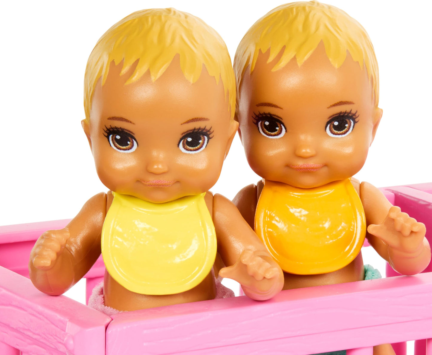Barbie Skipper Doll & Nursery Playset with Accessories, Includes Twin Baby Dolls, 1 Crib, 1 Swing, 1 See-Saw & More