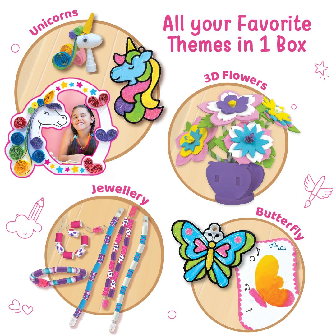 Imagimake Fabulous Craft Kit | 20 Art and Craft Activities - Creative Toy & DIY Set | Creative Toy & DIY Set | Arts and Crafts for Kids | Activity Craft Kits 6-8 | Gifts for 5 6 7 8 9 10 11 12 Years