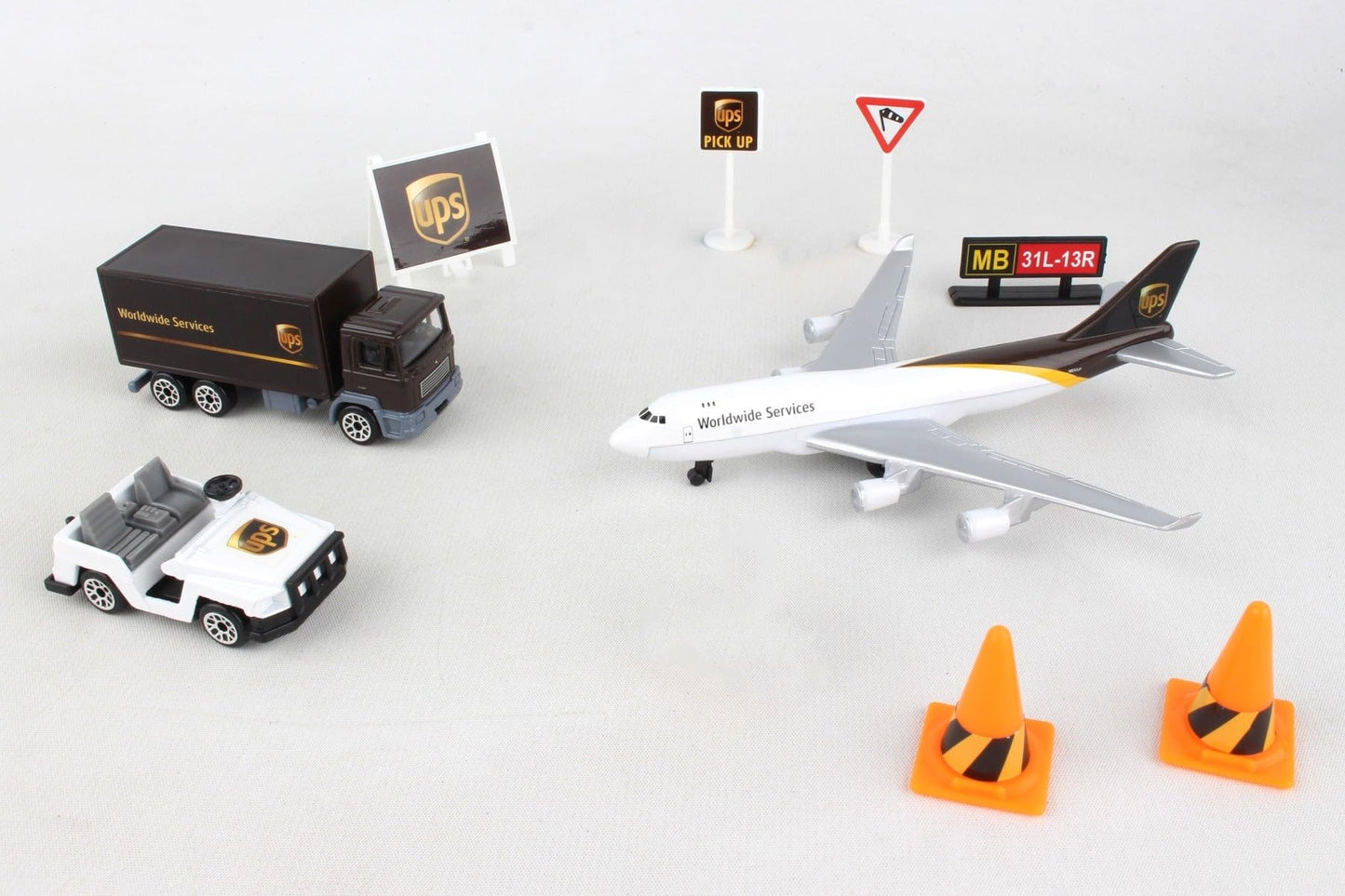 Daron UPS Airport Playset, Brown