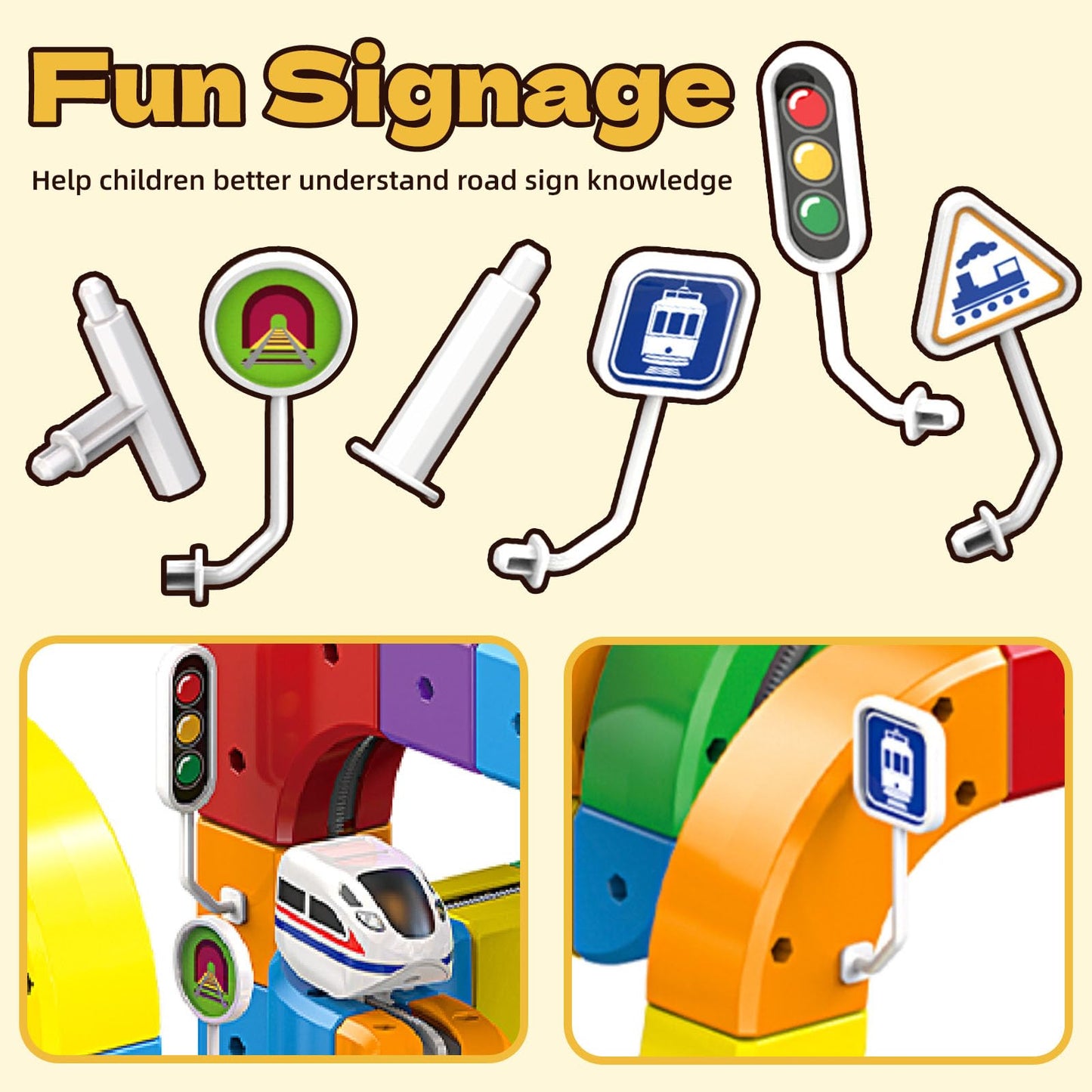 Electric Magnetic Train Track Sets,Building Toy Train Track，Magic Cars Sets,Gravity Defying 3D Embedded Layouts & Motorized Car,for 3 4 5 6 7+ Years Old Toddler Boys and Girls Birthday (51PCS-one car)