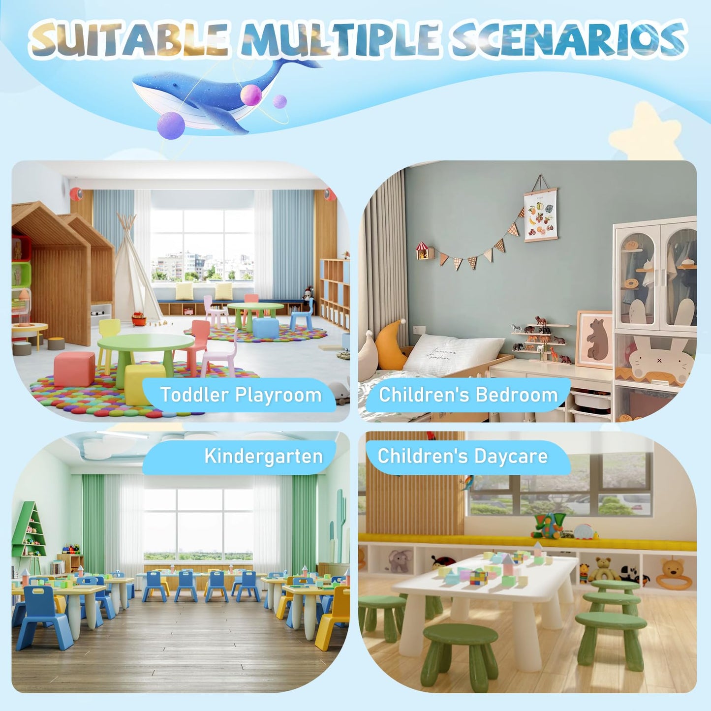 Wooden Wall Busy Board,Montessori Sensory Toy&Preschool Learning Activity Center for Boys and Girls,Promote the development of children's sensory skills,Suitable Toddler Playroom,Children's Daycare