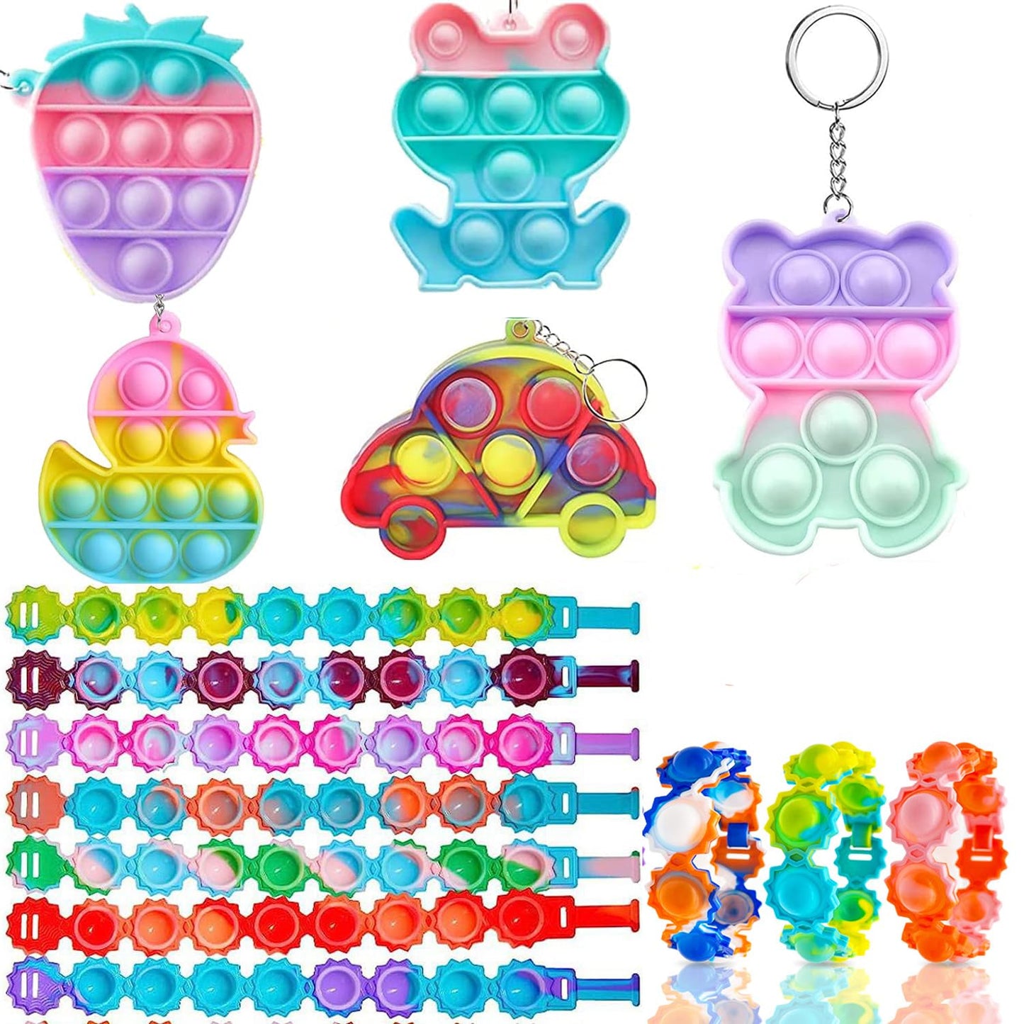 126 Pcs Party Favors for Kids 4-8-12,Easter Egg Fillers,Treasure Box Toys for Classroom Prizes,Pinata Filler,Goodie Bag Stuffers,Treasure Chest Carnival Prizes,Easter Basket Stuffers
