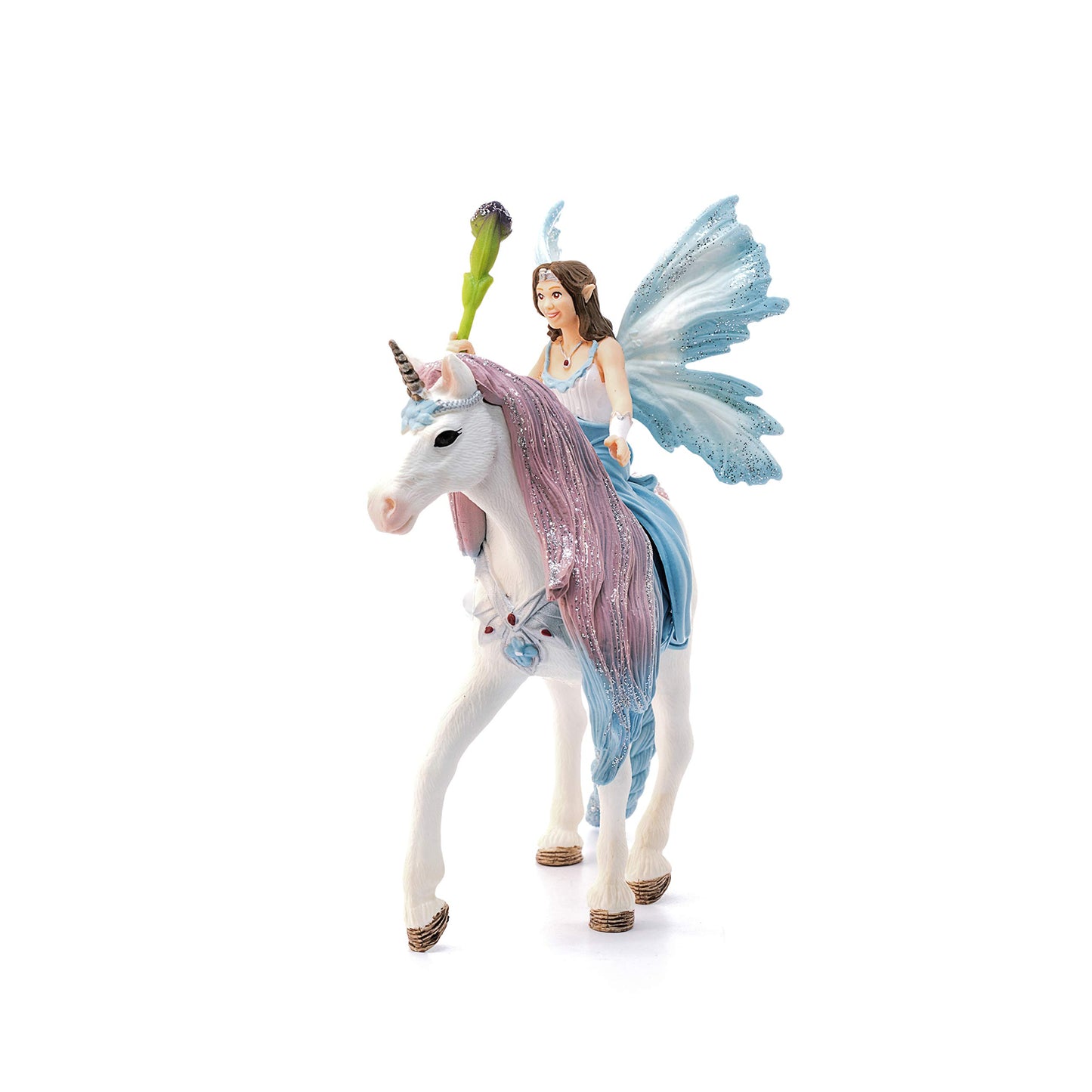 Schleich bayala Fairy Princess Eyela with Sparkly Unicorn Toy from The Princess and the Unicorn Movie for Kids Ages 5-12