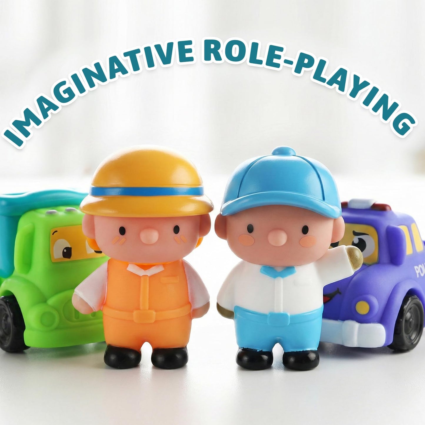 ALASOU 12 PCS Soft Rubber Car Toys for 1 Year Old Boy with Playmat/Storage Bag|Baby Toys 1 Year Old Boy Gifts for Toddler Toys 1-2|1st Birthday Gift for Infant 12 18 Months
