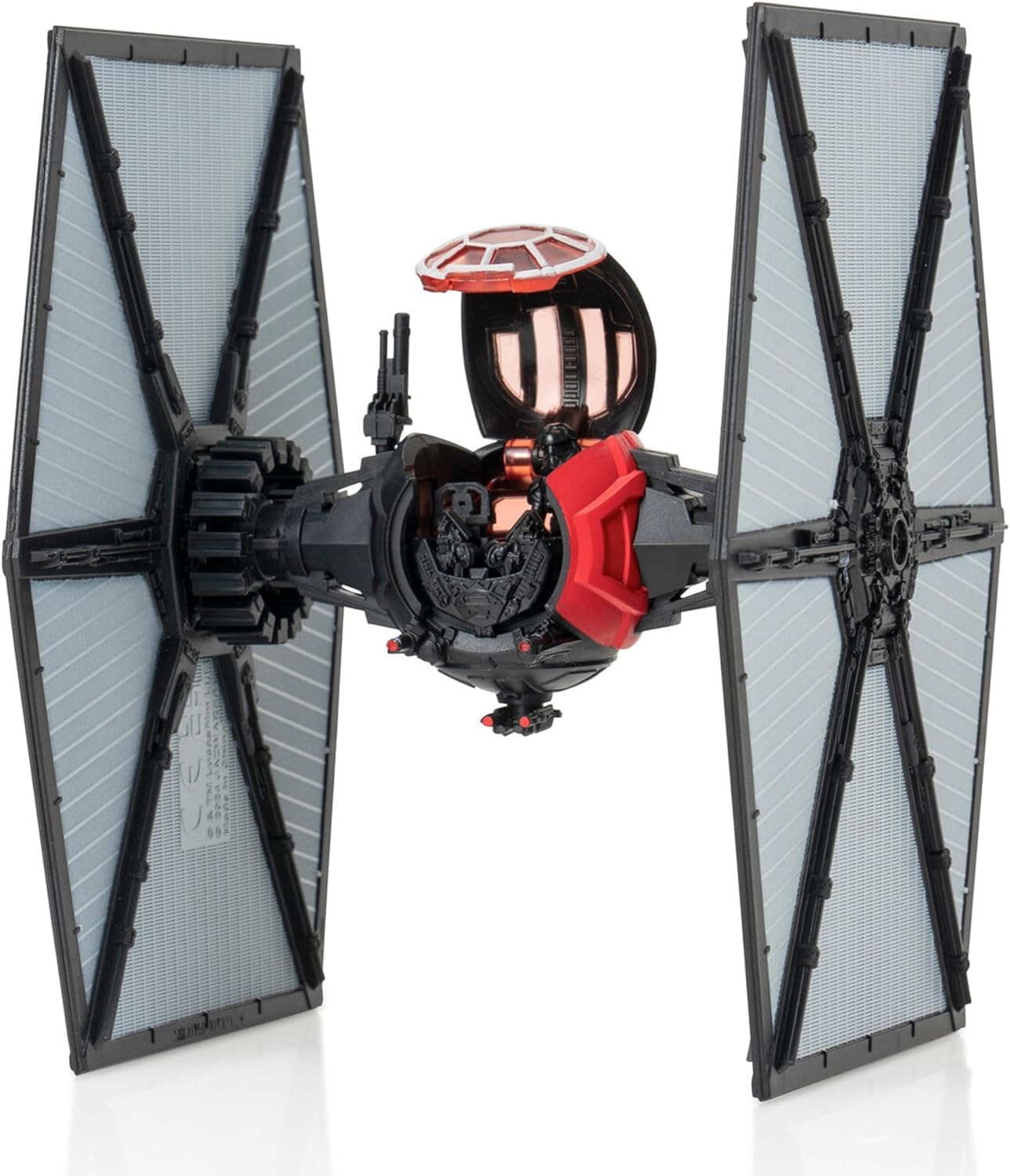 Star Wars Micro Galaxy Squadron First Order Special Forces TIE Fighter - 5-Inch Vehicle with Removable Wings, Rotating Turret, and 1-Inch Micro Figure Accessory
