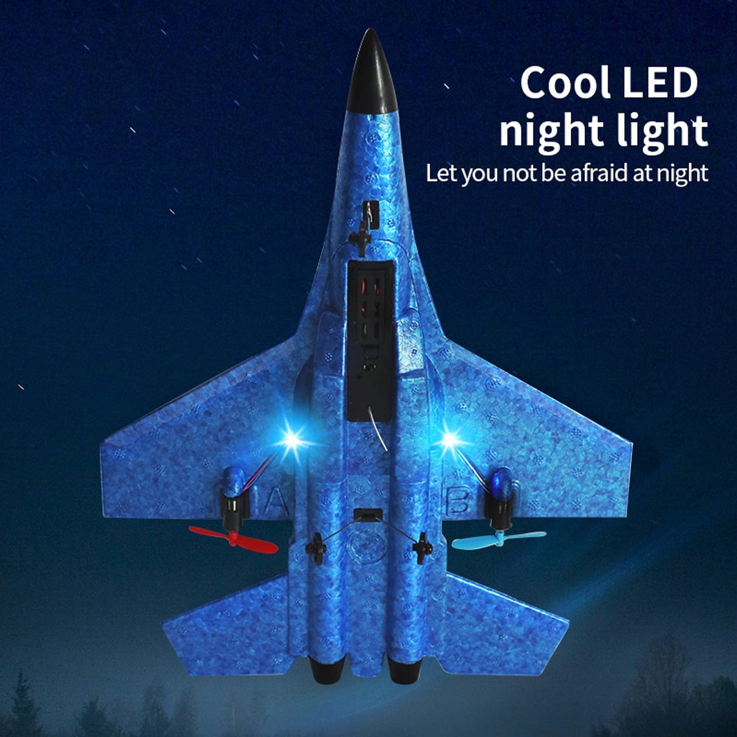 RC Airplane，Glider Aircraft.for Foam Remote Control Planes for Adults Beginners,360° Flip Easy to Fly (Blue)