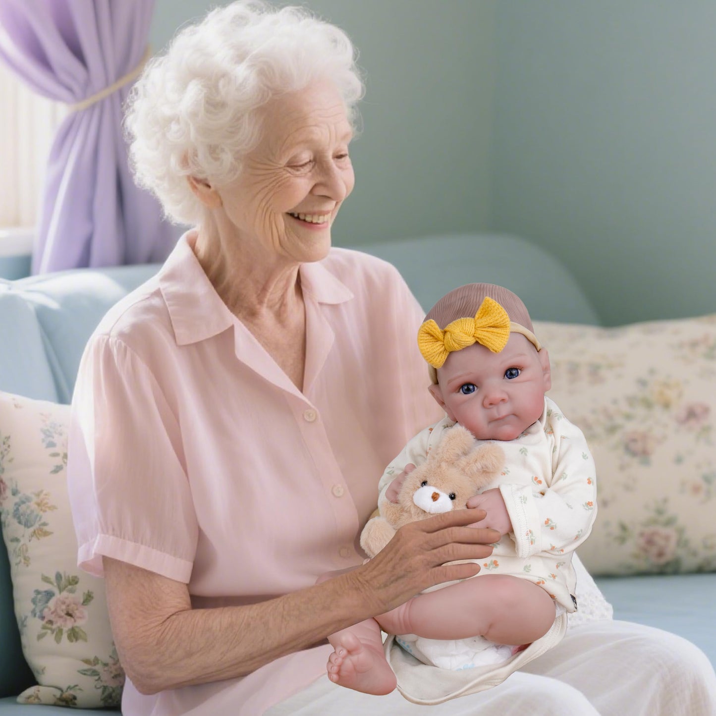 Milidool Realistic Reborn Baby Dolls - 20 Inch Cute Lifelike Real Life Baby Dolls Newborn Baby Dolls Girl Soft Cloth Body with Accessories for 3+ Year Old Girls Gifts