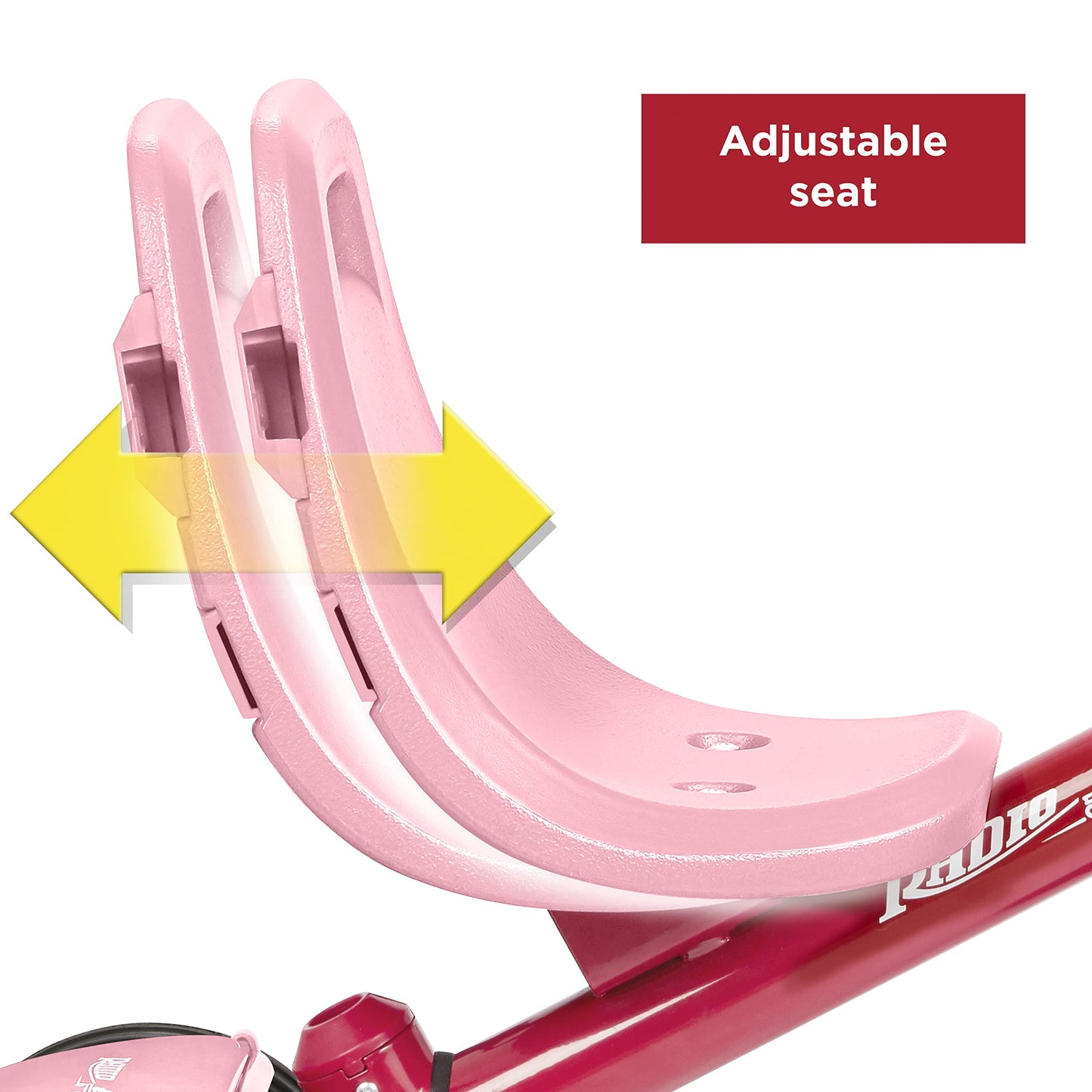 Radio Flyer 4-in-1 Pedal & Push Stroll 'N Trike, Ages 1-5, Toddler Tricycle & Stroller, High-Density Foam Tires, Parent Push Handle, UV Canopy, Removable Tray, Headrest & Seatbelt, Stroller Tricycle