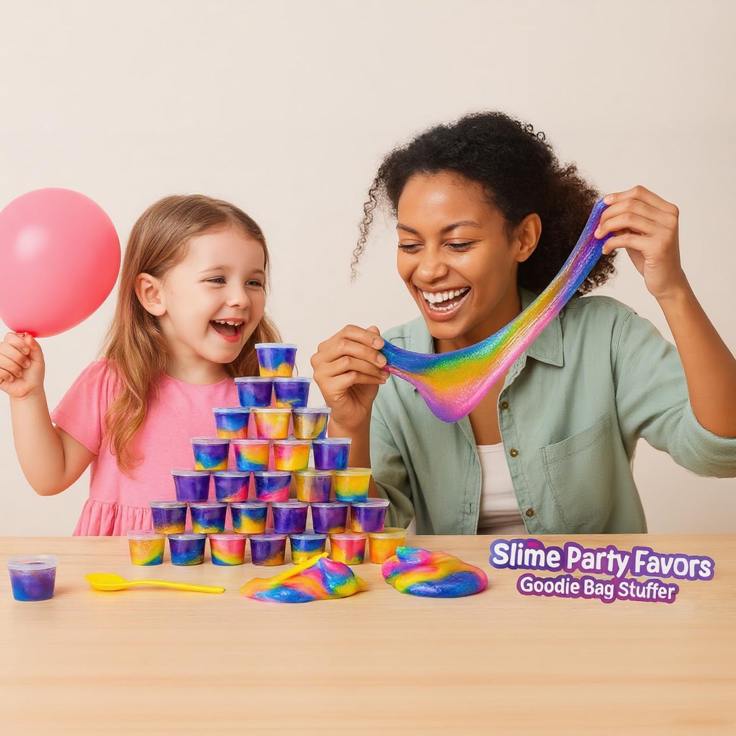 Galaxy Slime Party Favors for Kids – 116 Pack Colorful Slime Toys, Goodie Bag Stuffers, Birthday Party Supplies, Classroom Rewards, Stocking Stuffers for Boys & Girls