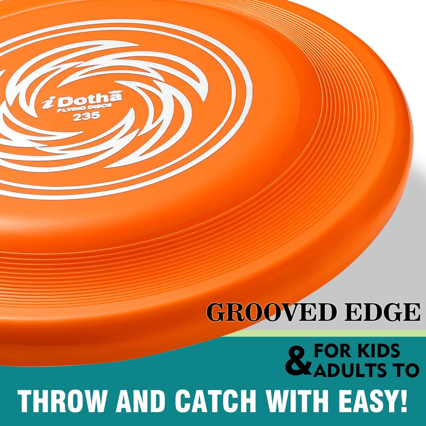 iDotha Sports Flying Disc - Compeition Flying Discs for Beach, Backyard, Lawn, Park, Camping and More - Great for All Ages Outdoor Flying Disc Training