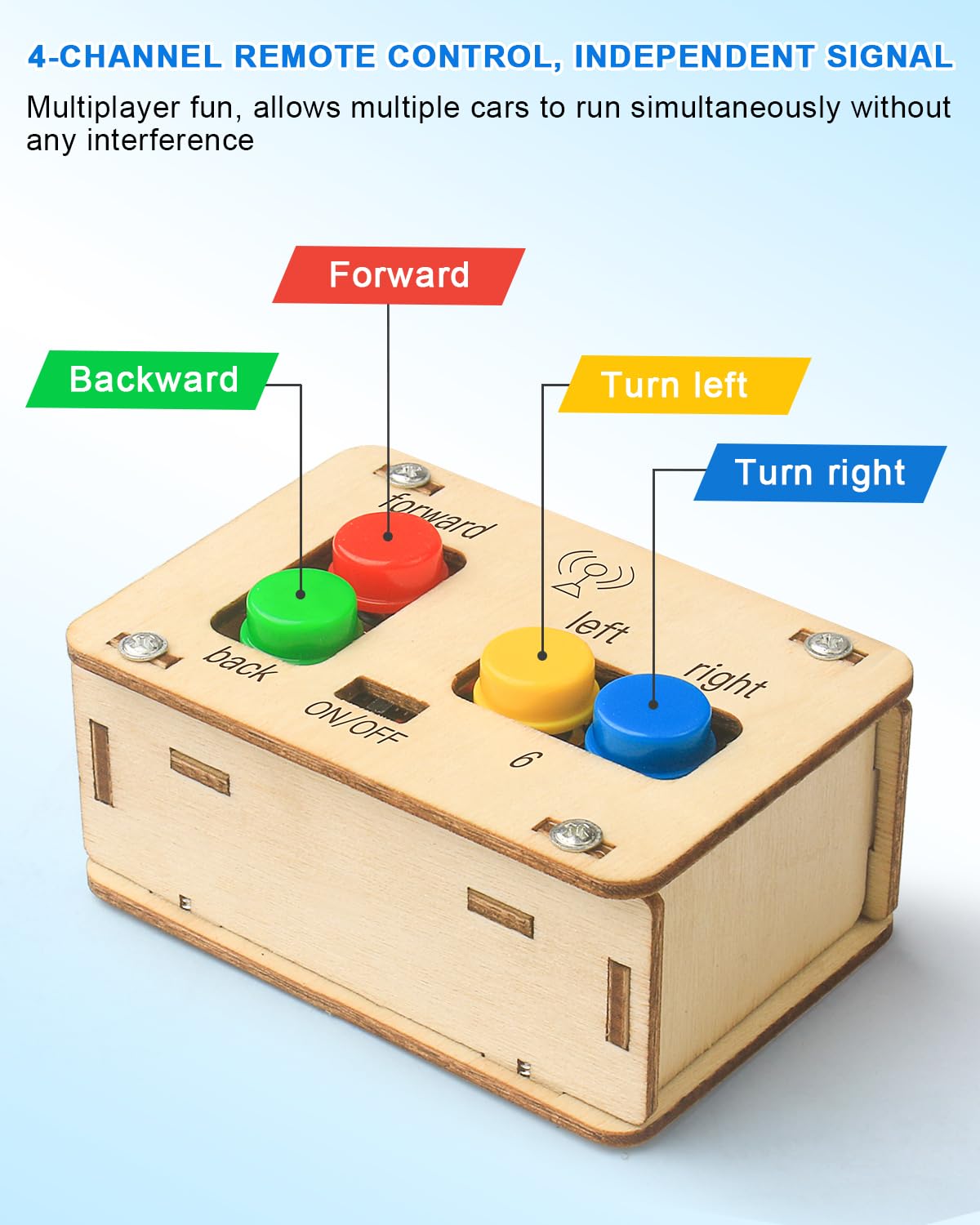Poraxy STEM Kits for Kids 8-10, STEM Toys for Boys Ages 8-13, Remote Control Car, Wooden 3D Puzzles Science Kits 8-12 Projects Building Model, Birthday Gifts for 9 11 14 Year Old Teen Boys Girls