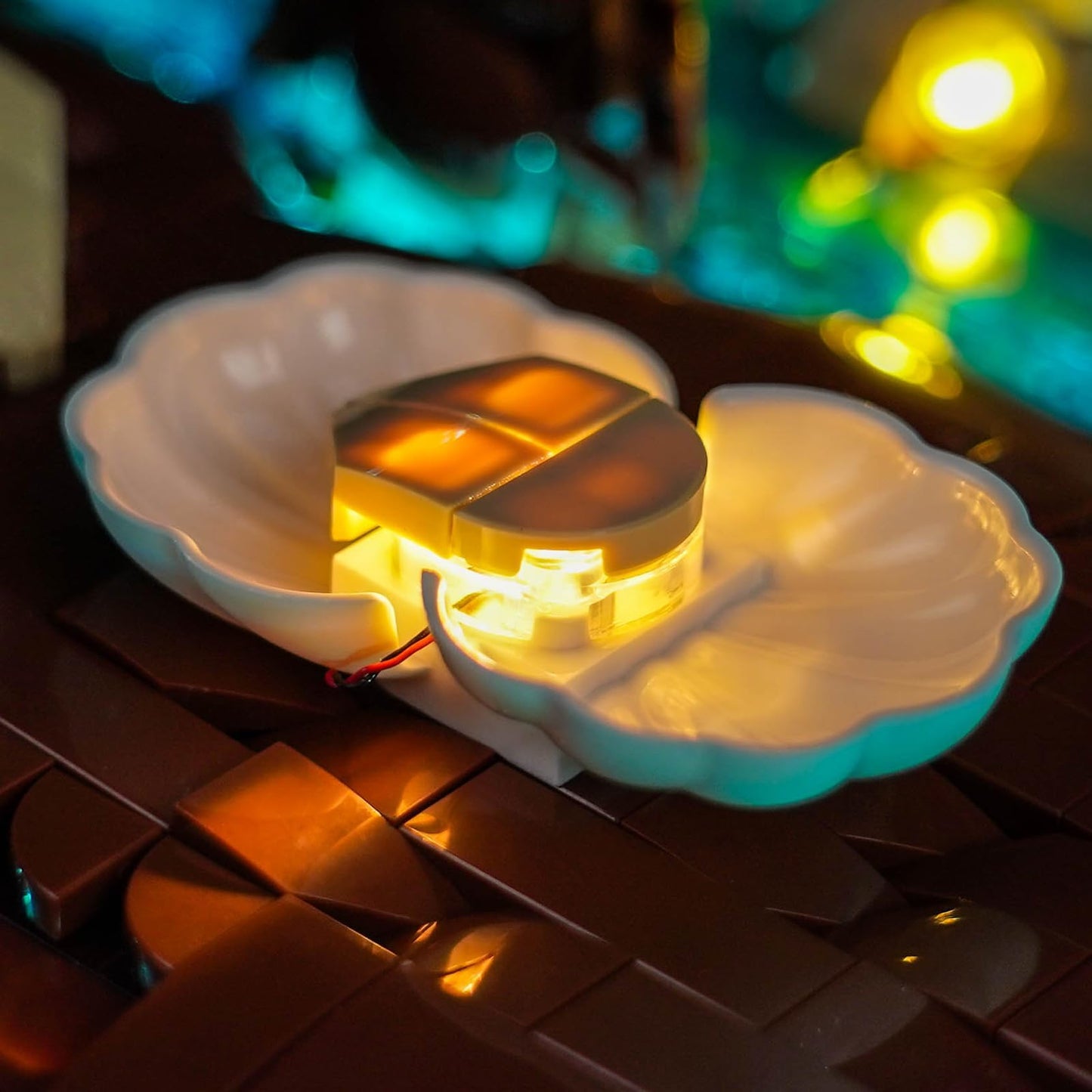 LocoLee Light kit Compatible with Lego 21366 Floating Sea Otters - No Actual Model Only Lights, LED Lighting Accessories Compatible with Lego Sea Otters 21366 (RC Version)