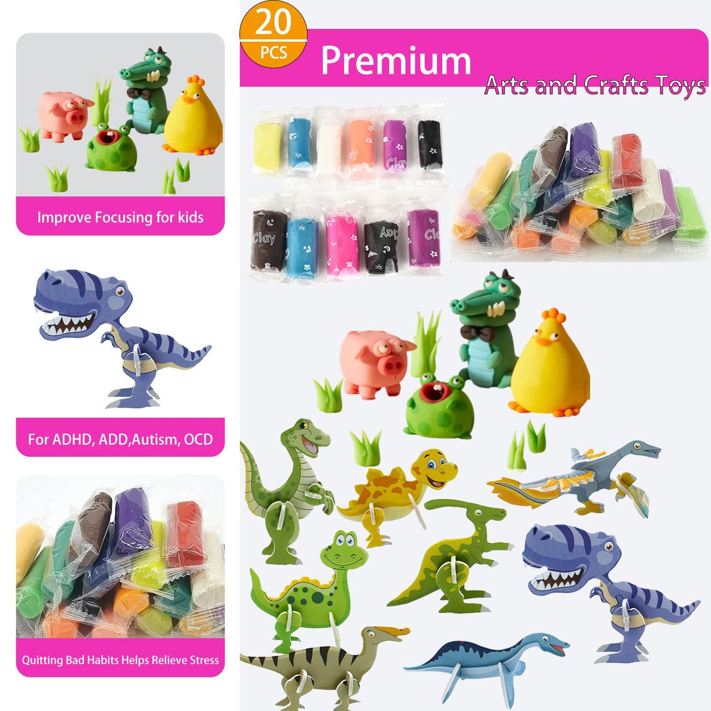 136 Pcs Pop Kids Party Favors Toys Bulk,5-in-1 Classroom Prize Box for 4-10 Ages Boys Girls,Carnival Treasure Box Stuffers Fidget Pop Its,Arts & Educational Toys Goody Bag Fillers,Pinata Stuffers