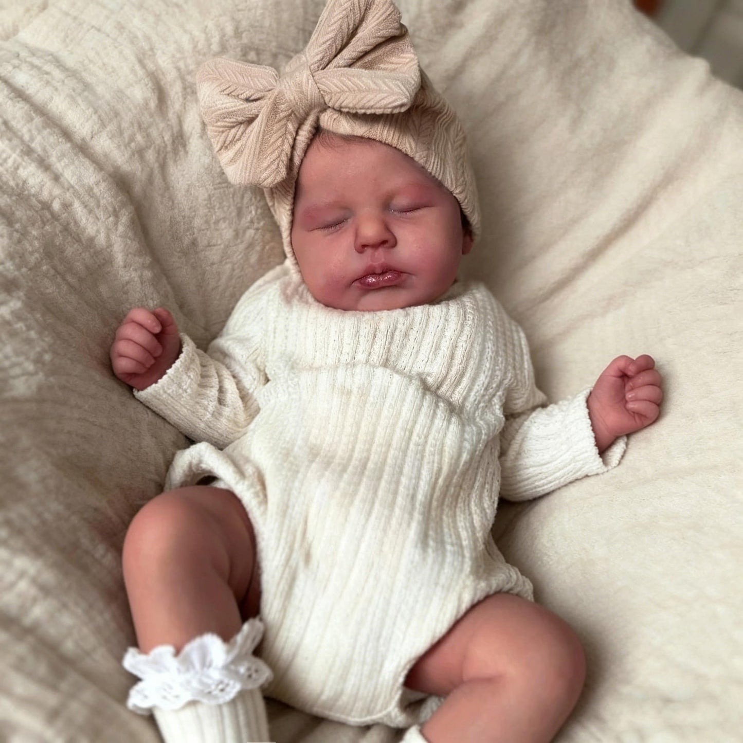 Zero Pam Reborn Baby Dolls Silicone Full Body-20 in Realistic Babys Doll, Anatomically Correct Girl, Full Silicone Babys Doll, Real Life Reborn Dolls with Accessories