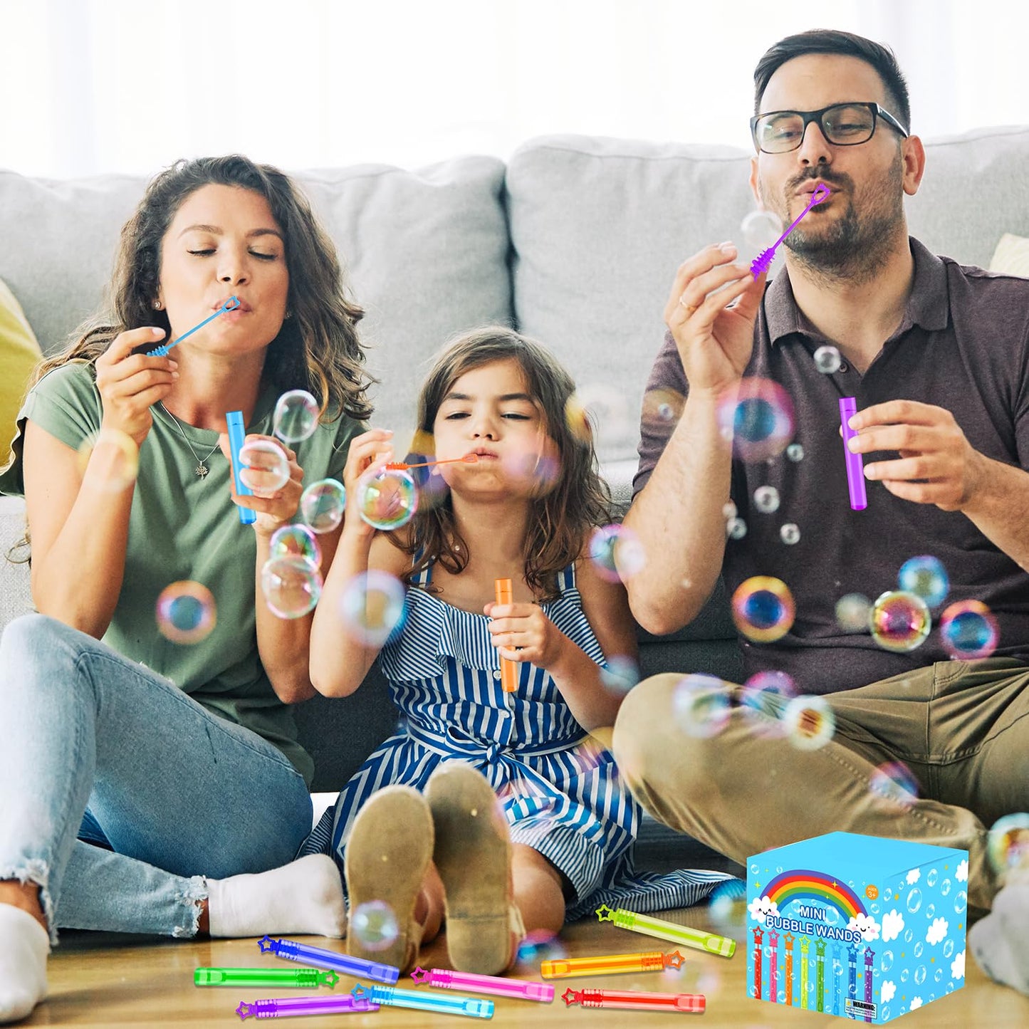 Bulk Mini Bubbles Party Favors for Kids 100-300 Pack, Small Graduation Birthday Pinata Goodie Bag Fillers Non Candy Treats for Toddlers, 4 of July Essentials Toys Prizes Rewards for Boys Girls