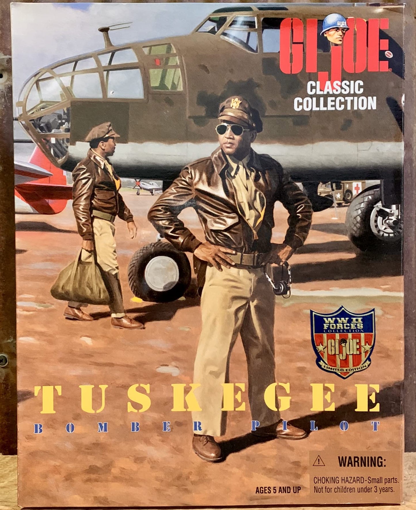 G.I. Joe - 1996 - Classic Collection - WW II Forces Collection - Tuskegee Bomber Pilot - 12 Inch Action Figure - w/ Accessories - RARE - Out of Production - Limited Edition - Collectible