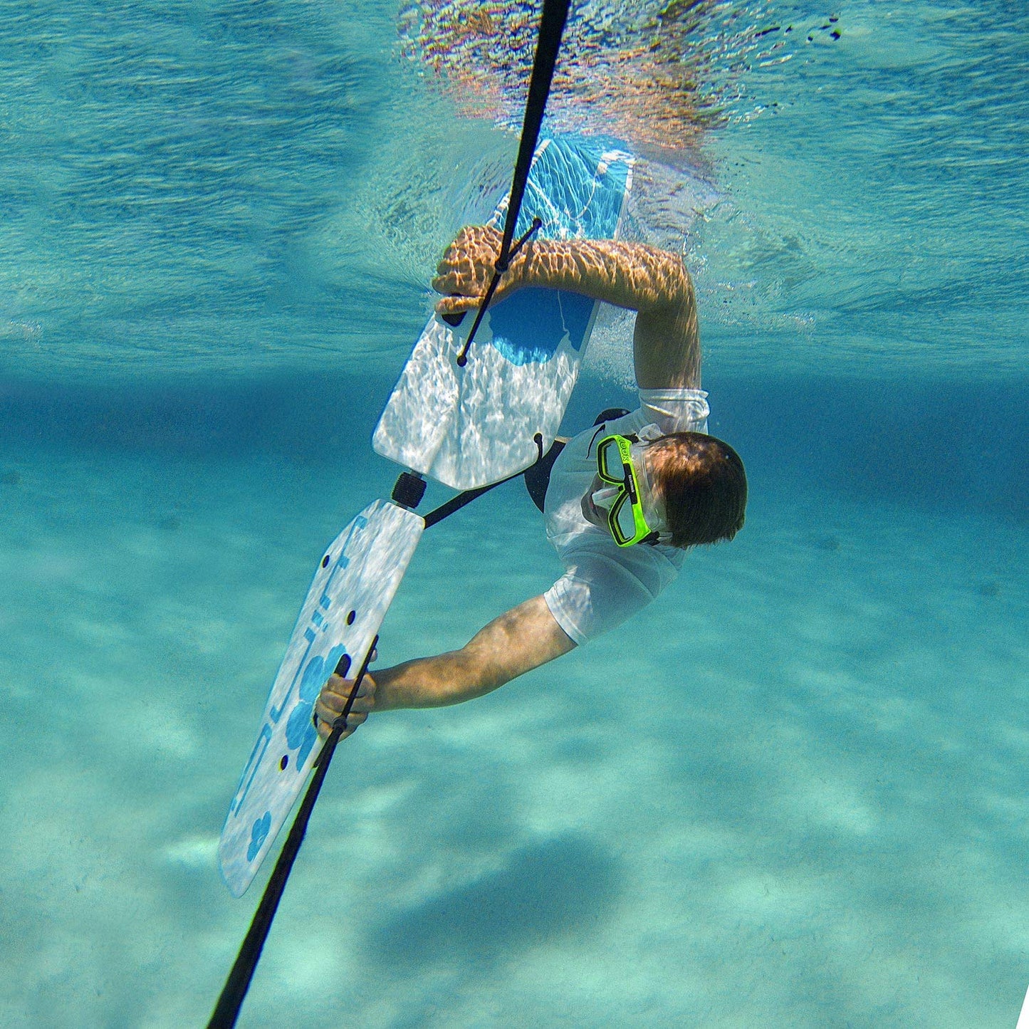 Subwing - Fly Under Water Ultimate Bundle - Towable Watersports Board for Boats - Includes, Tow Rope, Storage Bag, Mask and Camera Mount