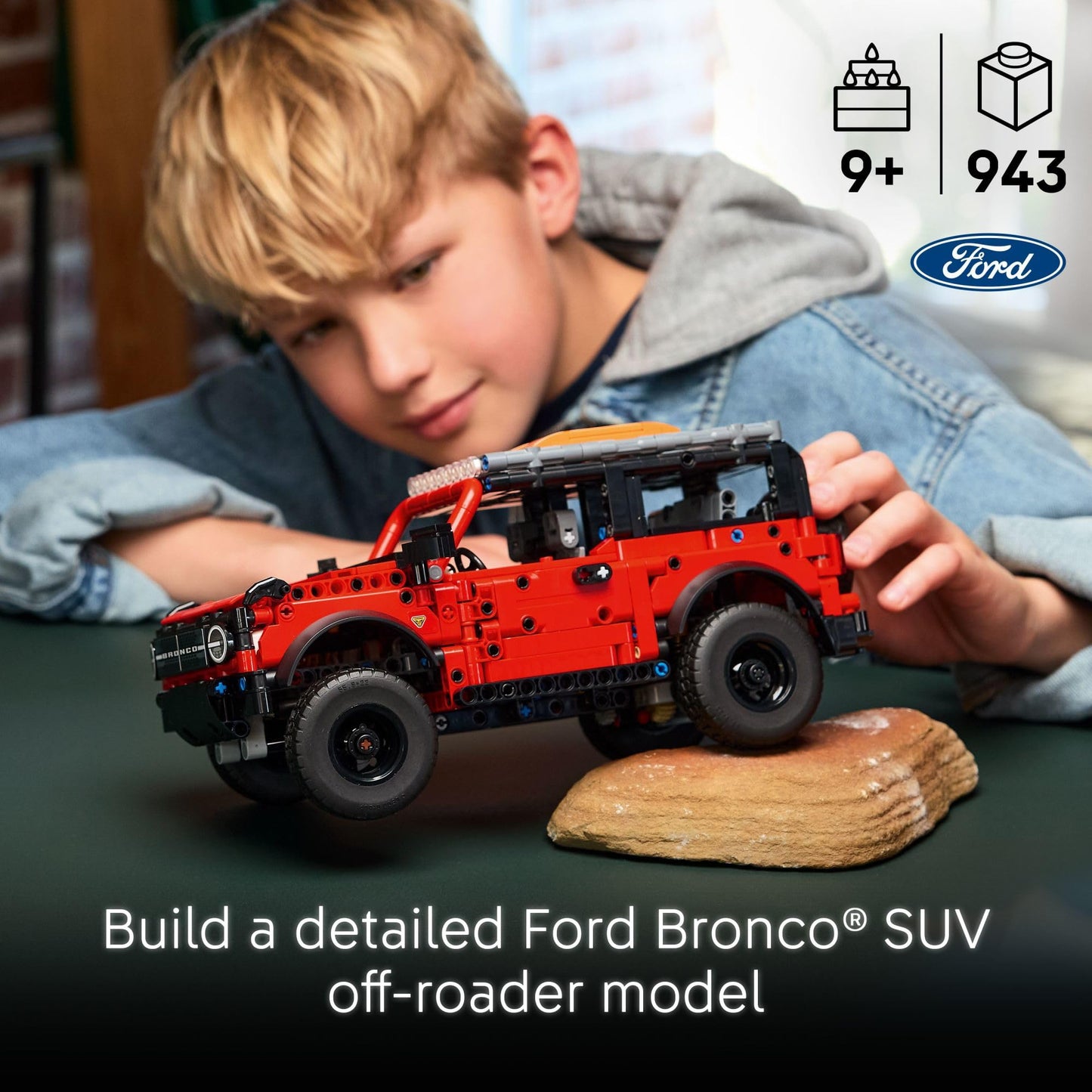 LEGO Technic Car Building Toy for Boys and Girls, Ages 10+, Model Kit, Birthday Gift, Authentic Trim & Details, 42213