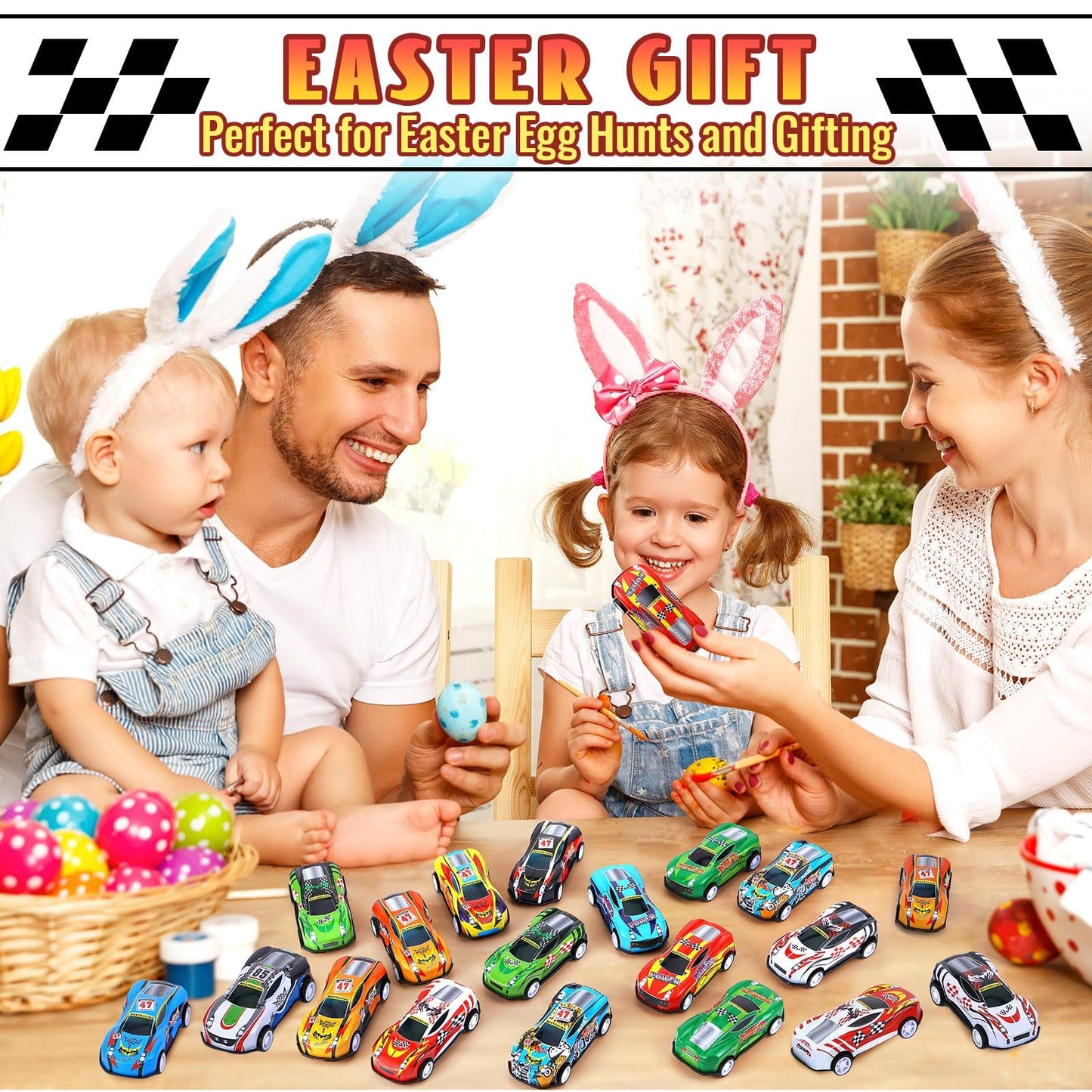 DERTE 280 Pcs Pull Back Cars for Kids Mini Car Toys Bulk Metal Race Vehicles Party Favors Goodie Bag Stuffers Classroom Prizes for Boys Girls Toddlers