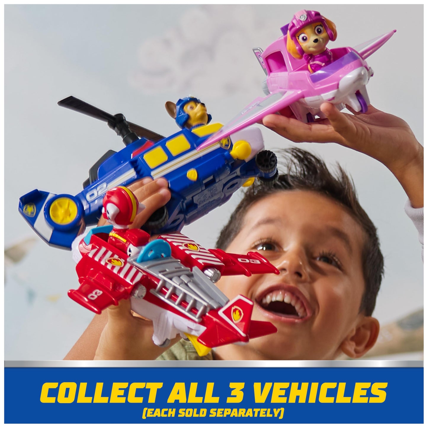 Paw Patrol: Air Rescue Marshall Action Figure & Hero Hydro Airplane Toy with Projectile Launcher & 2 Projectiles, Kids Toys for Boys & Girls Ages 3+