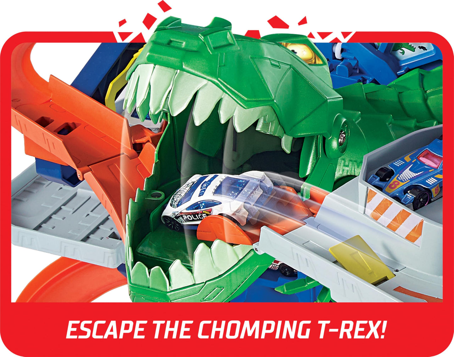 Hot Wheels City Robo T-Rex Ultimate Garage Multi-Level Multi-Play Mode Stores 100 Plus 1:64 Scale Cars Gift idea for Kids 3 and Older (Amazon Exclusive)