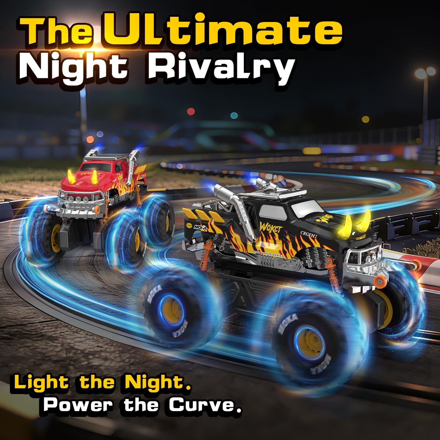 Amphibious 1:16 Waterproof Monster Truck Toys RC Car Water Blaster Trucks 60+ Min Runtime with 2 Batteries 360 Spin 4WD All Terrain Off-Road Pickup rc car Toy 5-12 Year Old Kids Gifts Children's Day
