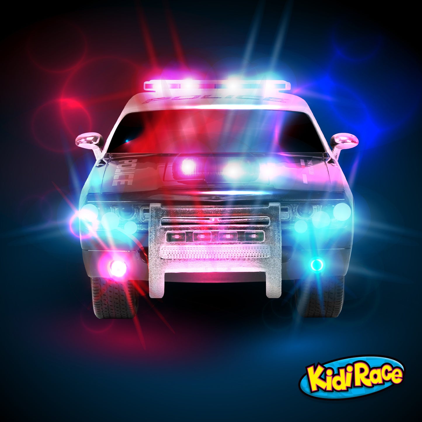 Kidirace Rechargeable Police Car Remote Control Toy for Kids, Hobby Rc Cars Toys, Lights & Siren, Birthday Gift Ideas for Boy Age 8-12 Years, Gifts for Boys & Girls Ages 3 4 5 6-8 9 10 11 12 Year Old