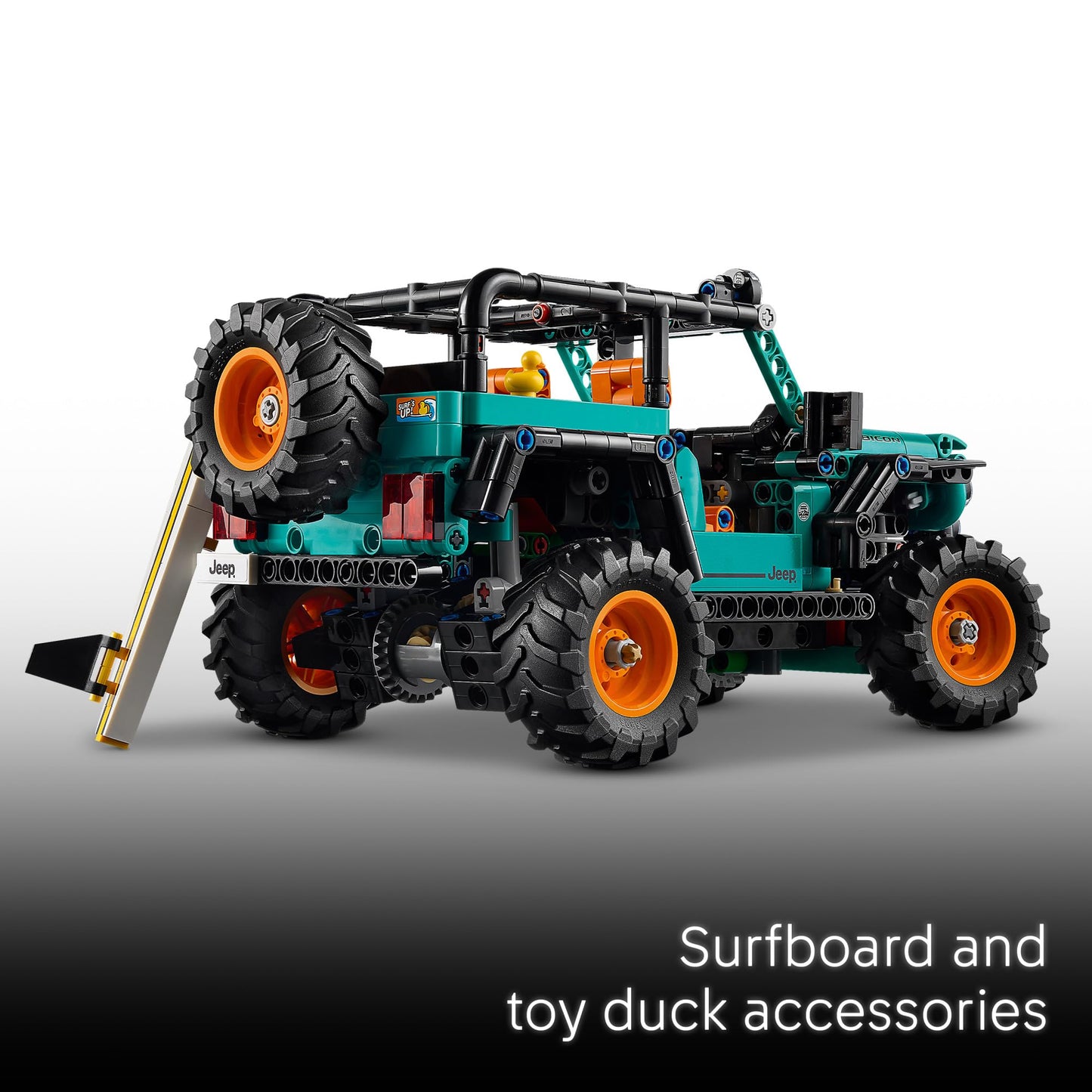 LEGO Technic Jeep Wrangler Rubicon SUV - Building Toy for Boys & Girls, Ages 10+ - Model Car Kit with Detailed Features - Display Set for Bedroom Decor - Gift for Birthdays - 42227
