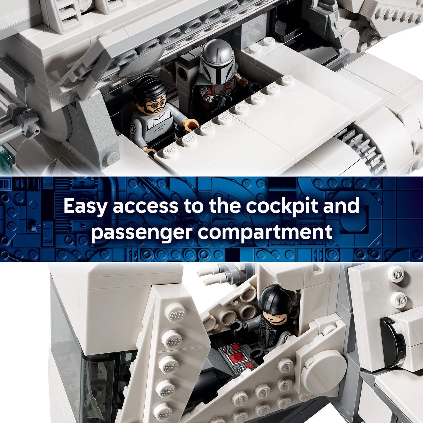 LEGO Star Wars: The Mandalorian Imperial Lambda-Class Shuttle - Collectible Building Set for Boys & Girls, Ages 14+ - with 5 Minifigures - Gift Idea for Teens - 75459