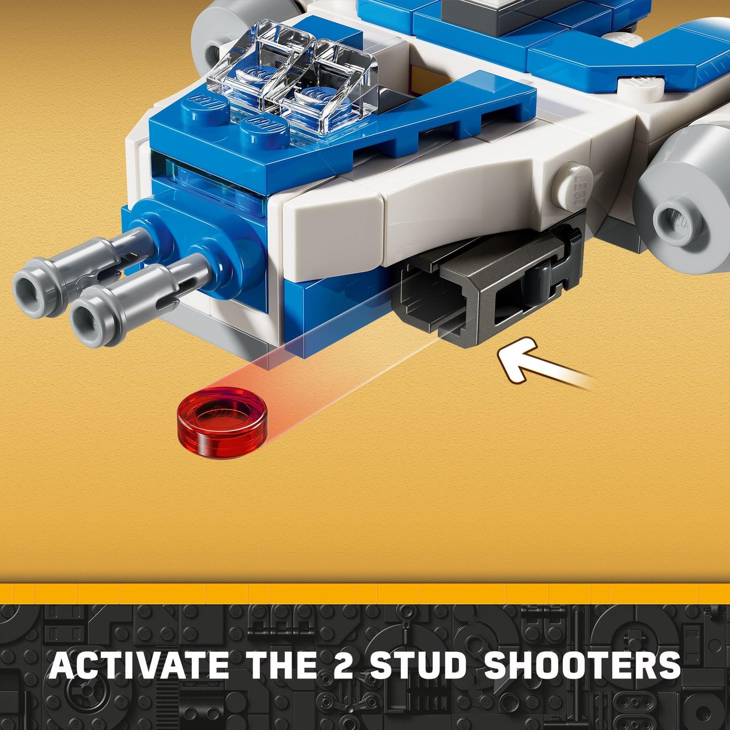 LEGO Star Wars: The Clone Wars Captain Rex Y-Wing Microfighter Building Set, Collectible Star Wars Y-Wing Toy for Kids with Captain Rex Minifigure, Gift for Boys & Girls Ages 6 and Up, 75391