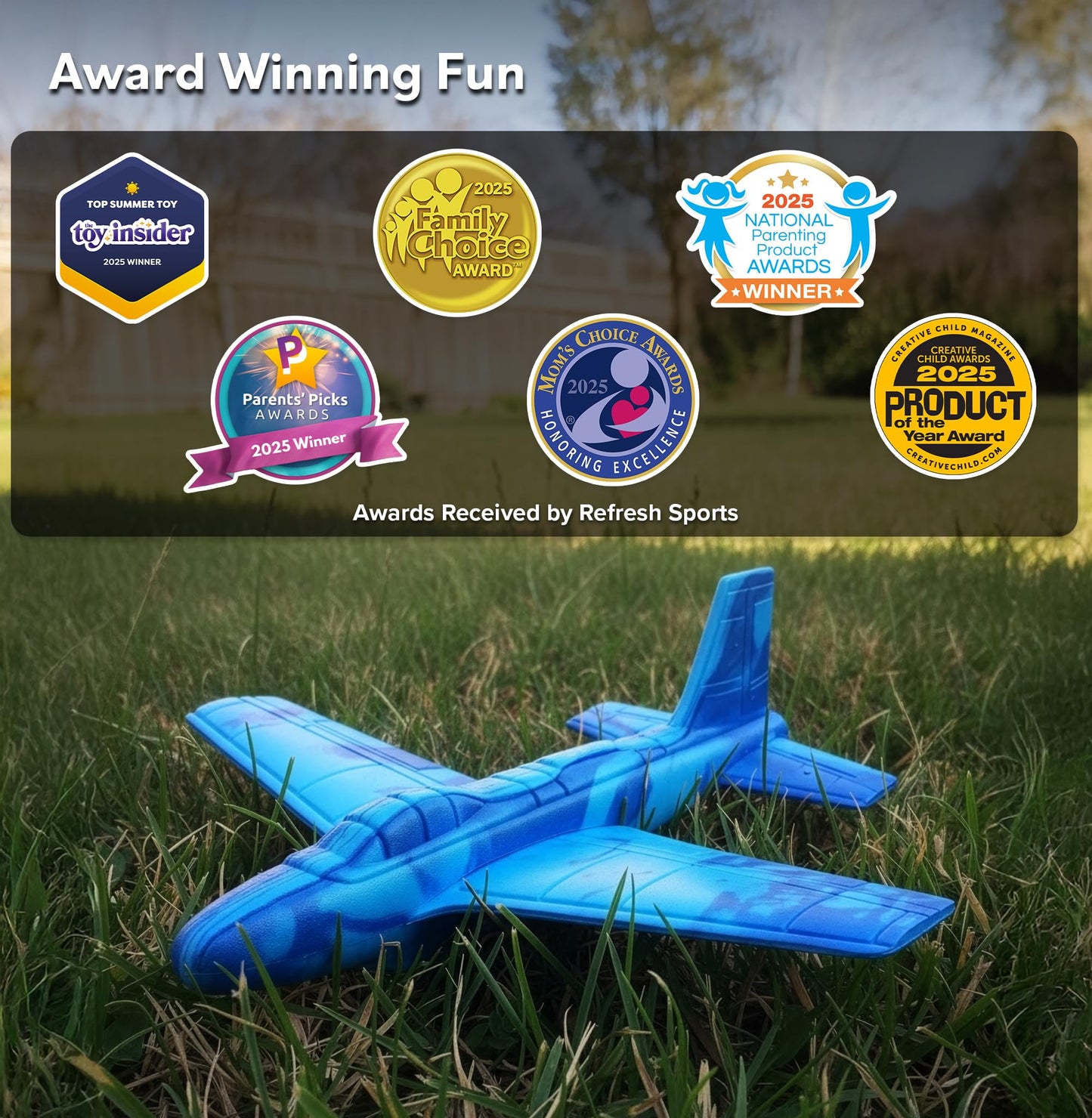 Airplane Toy Foam Glider: Airplane Toys For 3 Year Old & Airplanes For Kids 2-4 Toy Airplane For Boys&GirlsFoam Model Plane & Planes Air Plane Toy, Toddlers