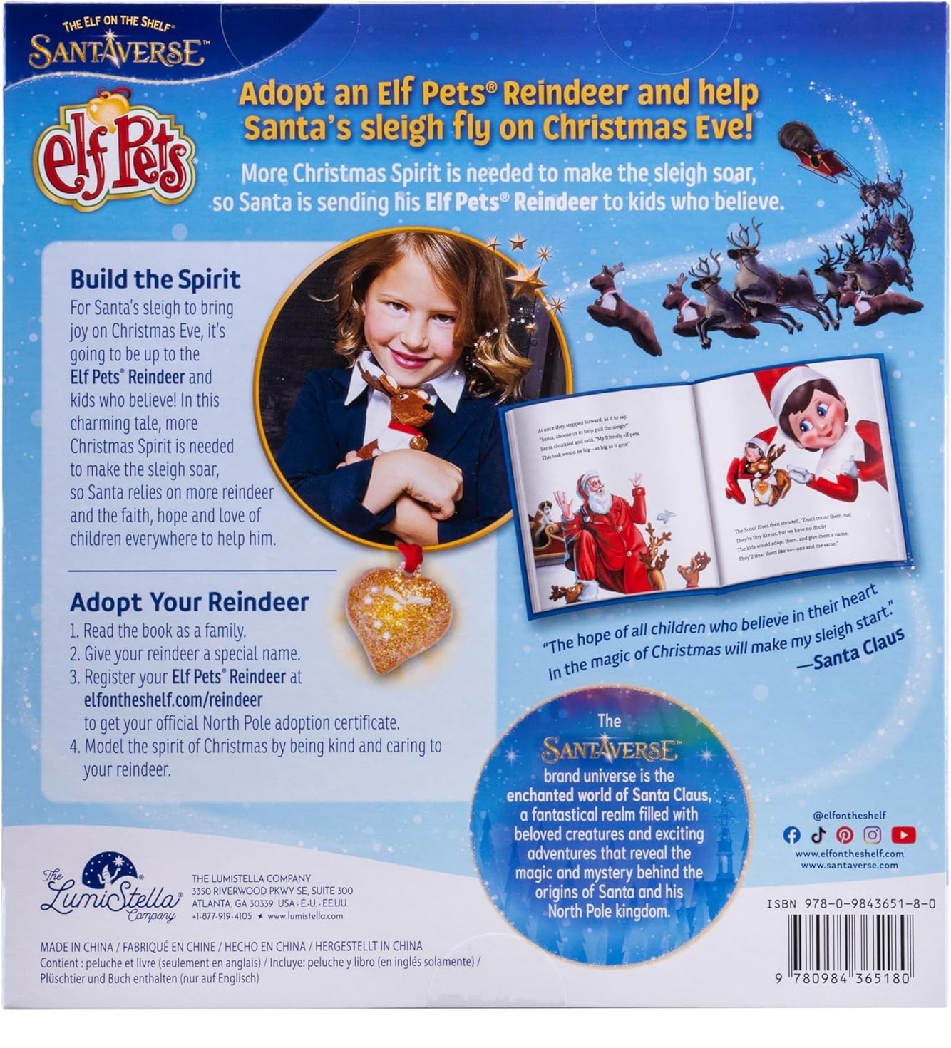The Elf on the Shelf Elf Pets Reindeer Plush, Reindeer Tradition Story Book, and Cheer Checkup Vet Accessory Set (Multi-Item Bundle)