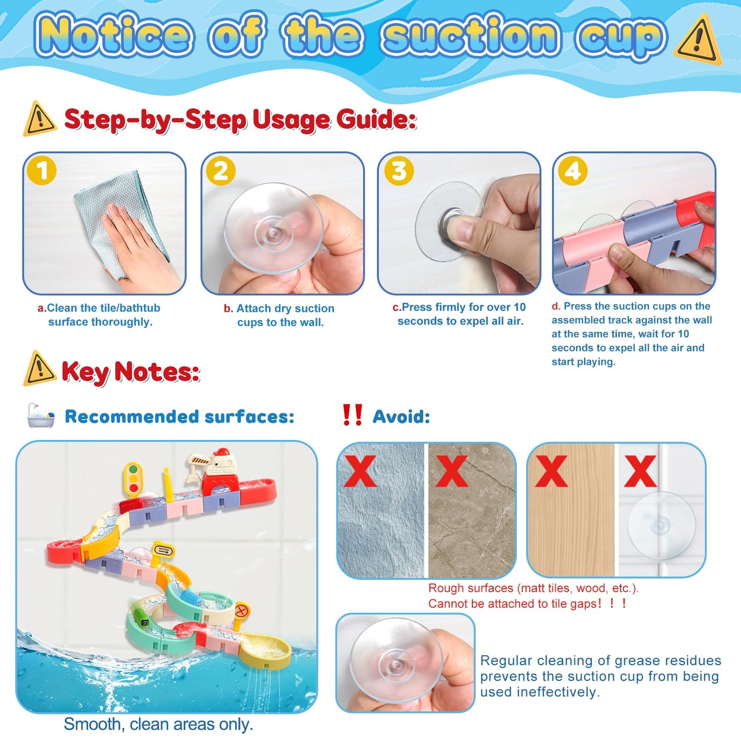 Kids Bath Toys for Kids Ages 4-8 3-5 with Magnetic Car Bath Toys Mold Free & DIY Slides Tracks Bathtub Shower Toys Birthday Gifts for Toddlers 2-4 5 6 7 8 Year Old Boys Girls (38 PCS)