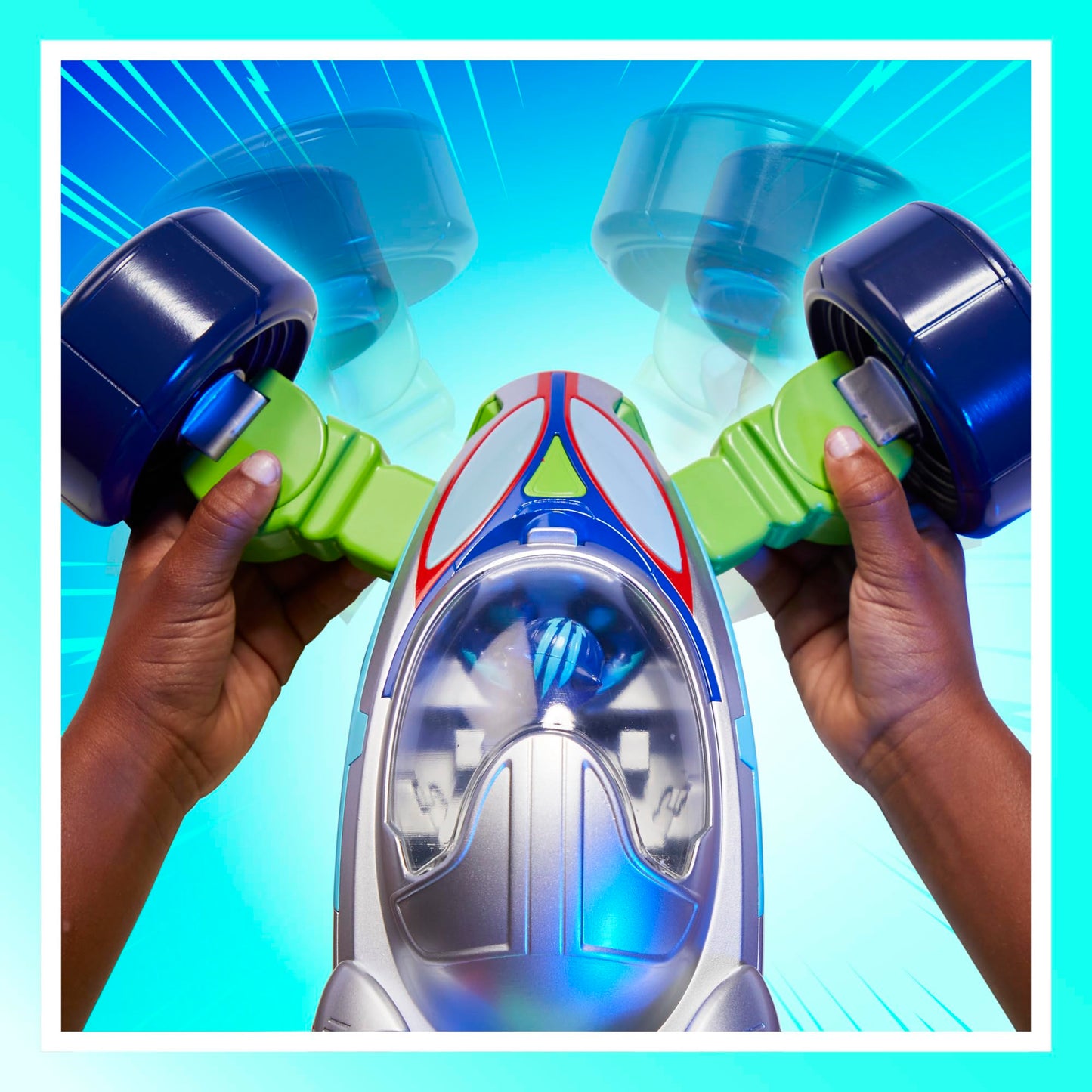 PJ Masks Power Heroes PJ Explorider, Converting Vehicle with 3 Modes, Lights & Sounds, Toys for Boys and Girls 3 Years and Up, Preschool Toys