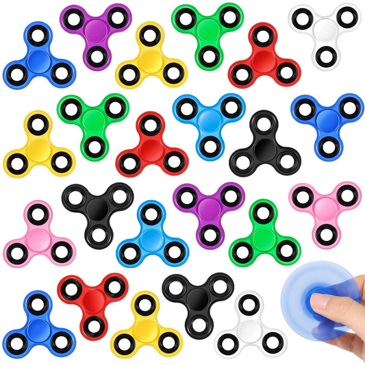 Gigilli 24 Pack Fidget Spinners Bulk for Kids Adults, Fidgets Bulk Fidget Toys for Kids Classroom Prizes Sensory Fidget Toys, Gifts Party Favors for Kids 4-8-12, Fidgets for ADHD