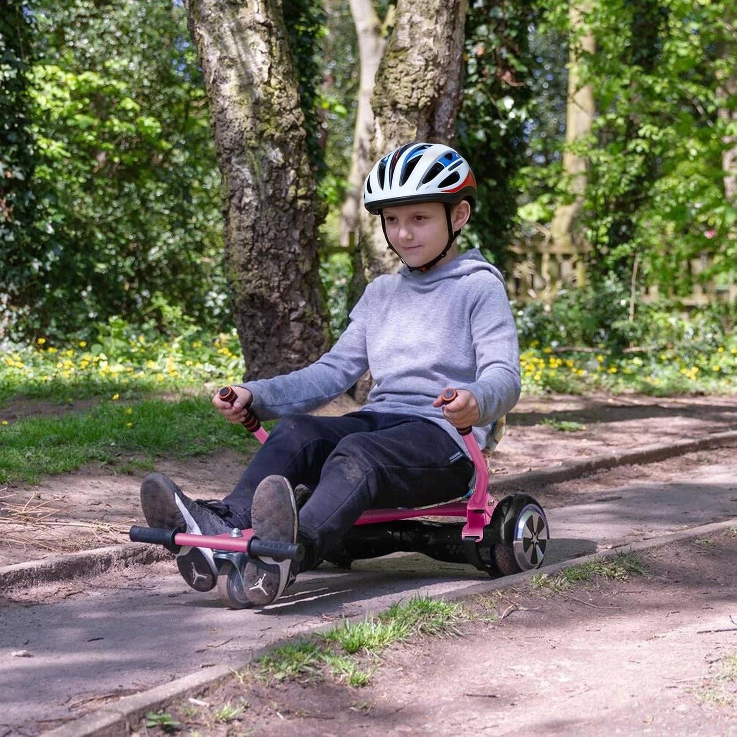 Hiboy HC-01 Hoverboard Kart Seat Attachment Accessory for 6.5" 8" 10" Two Wheel Self Balancing Scooter
