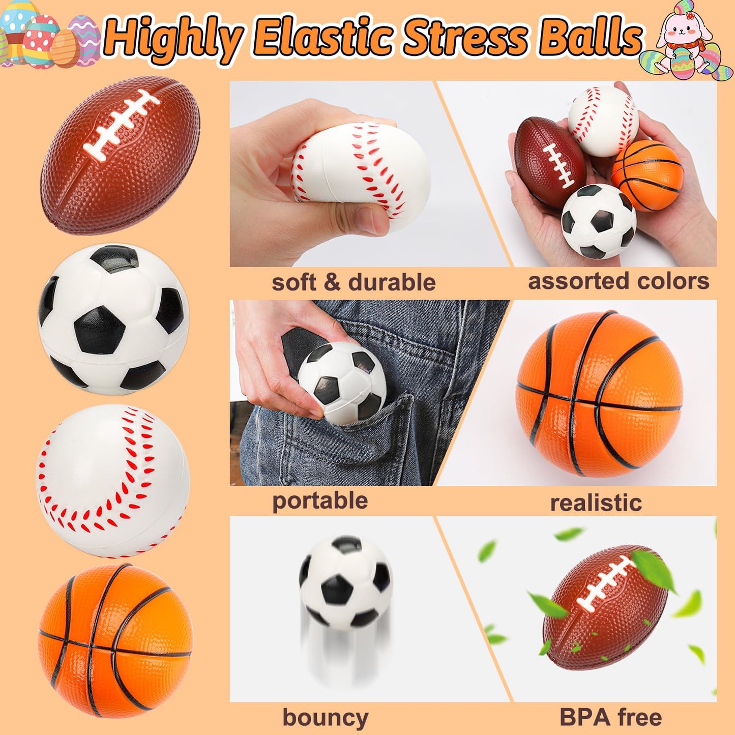 Thremhoo Balls Party Favors for Kids Bouncy Balls Goodie Bag Stuffers