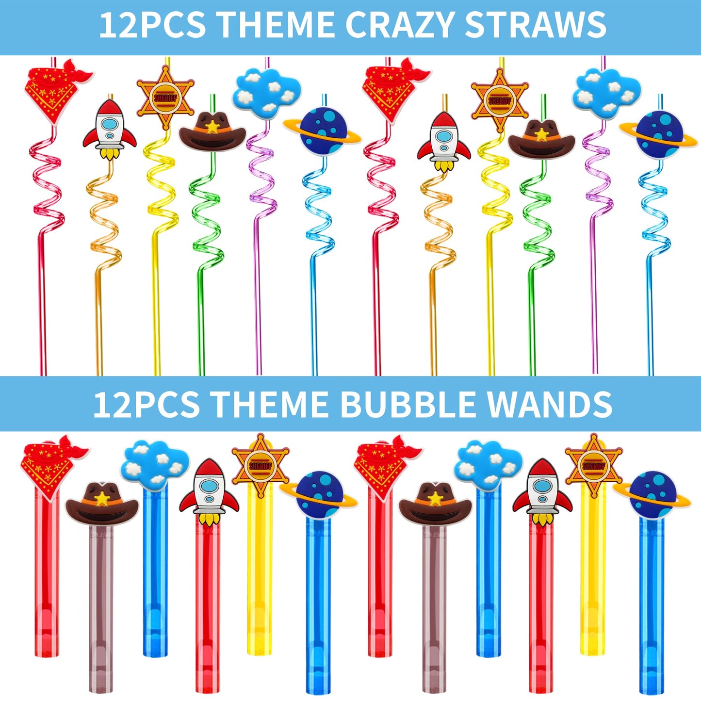 Blue Hydrangea 232 Pcs Cartoon Story Theme Birthday Party Favors Decorations Supplies for Kids Goodie Bag Stuffer Pinata Filler