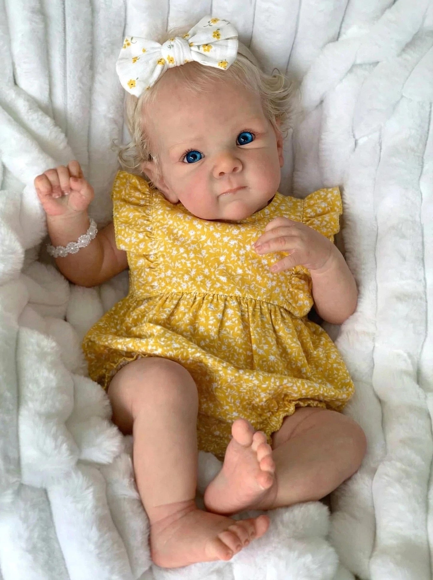 Zero Pam Full Silicone Baby Doll-18 in Reborn Baby Dolls Silicone Full Body, Realistic Babys Doll, Posable Anatomically Correct Girl, Real Life Reborn Dolls for Girls with Blonde Hair