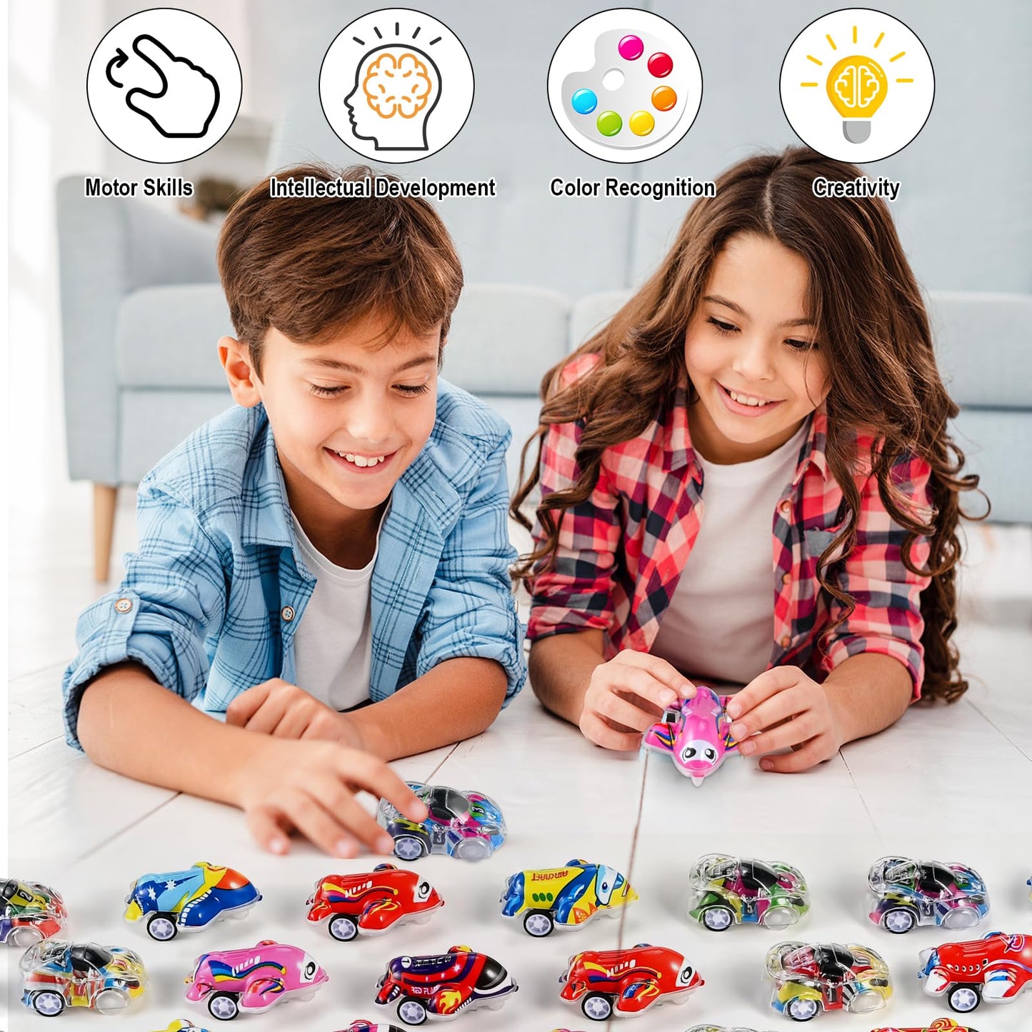 100 Pcs Mini Pull Back Cars and Airplanes Set, Assorted Racing Cars & Planes, Bulk Party Favors, Birthday Goodie Bag Fillers, Classroom Rewards, Carnival Prizes, Stocking Stuffers for Kids