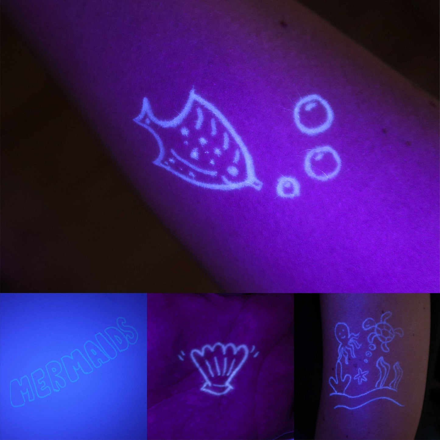 BONNYCO Invisible Ink Pen and Notebook Pack of 32 Mermaid Party Favors for Kids | Spy Pen Mermaid Party Supplies, Prizes for Kids | Magic Pen Birthday Party Favors, Prizes for Students