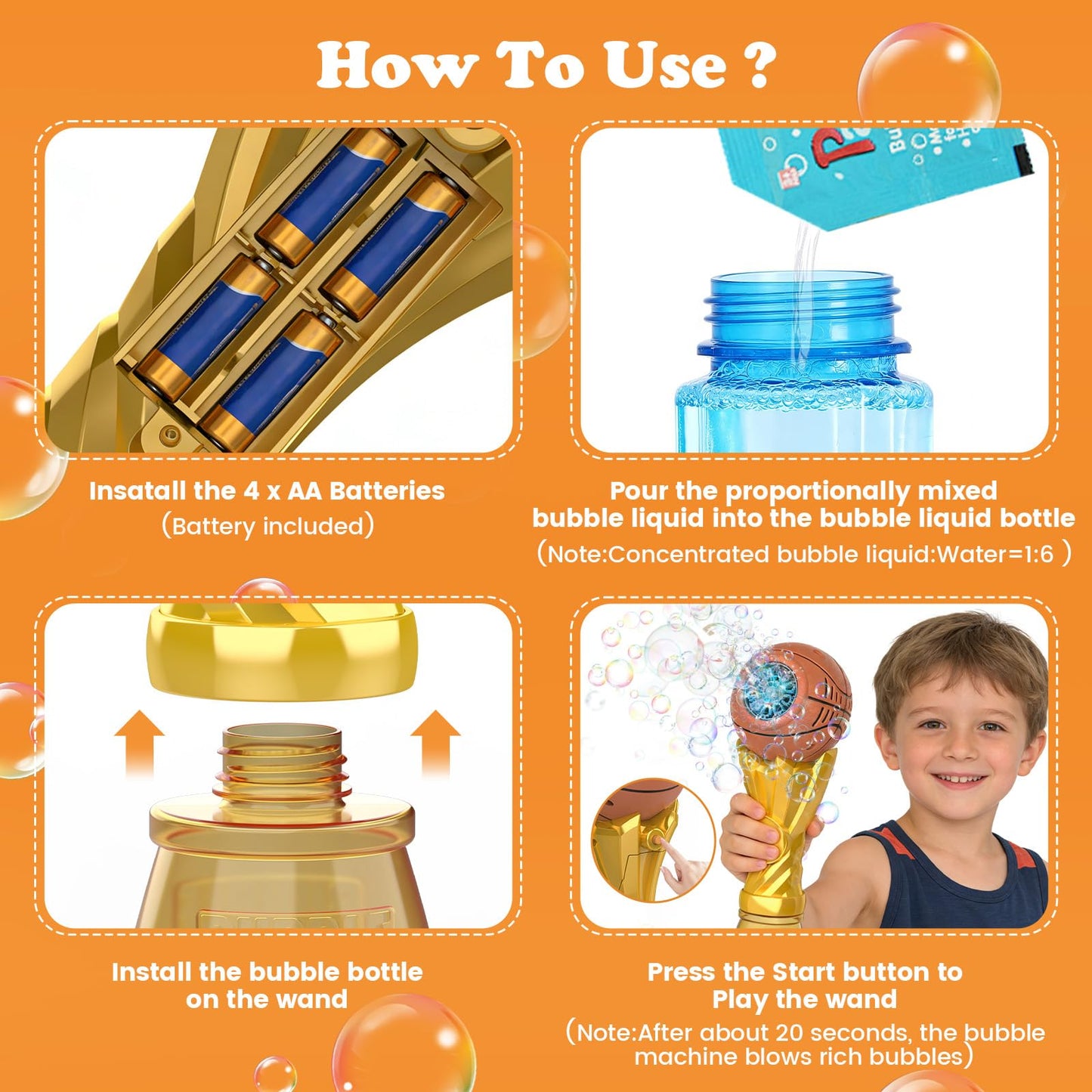 Basketball Trophy Bubble Wand,Basketball World Cup Bubble Machine for Kids,Light Up Bubble Maker,Bubble Blower,Outdoor Party Birthday Bubbles Toy for Toddlers,Gifts for Boys Age 3-8 Years Old.