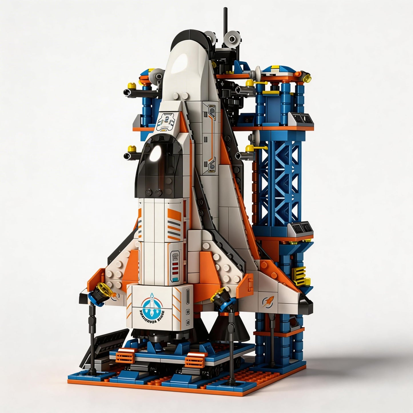 kececo Space Exploration Shuttle, Building Block Toy, Children's Intellectual Science Education Model, Suitable for Halloween, 1068 pcs