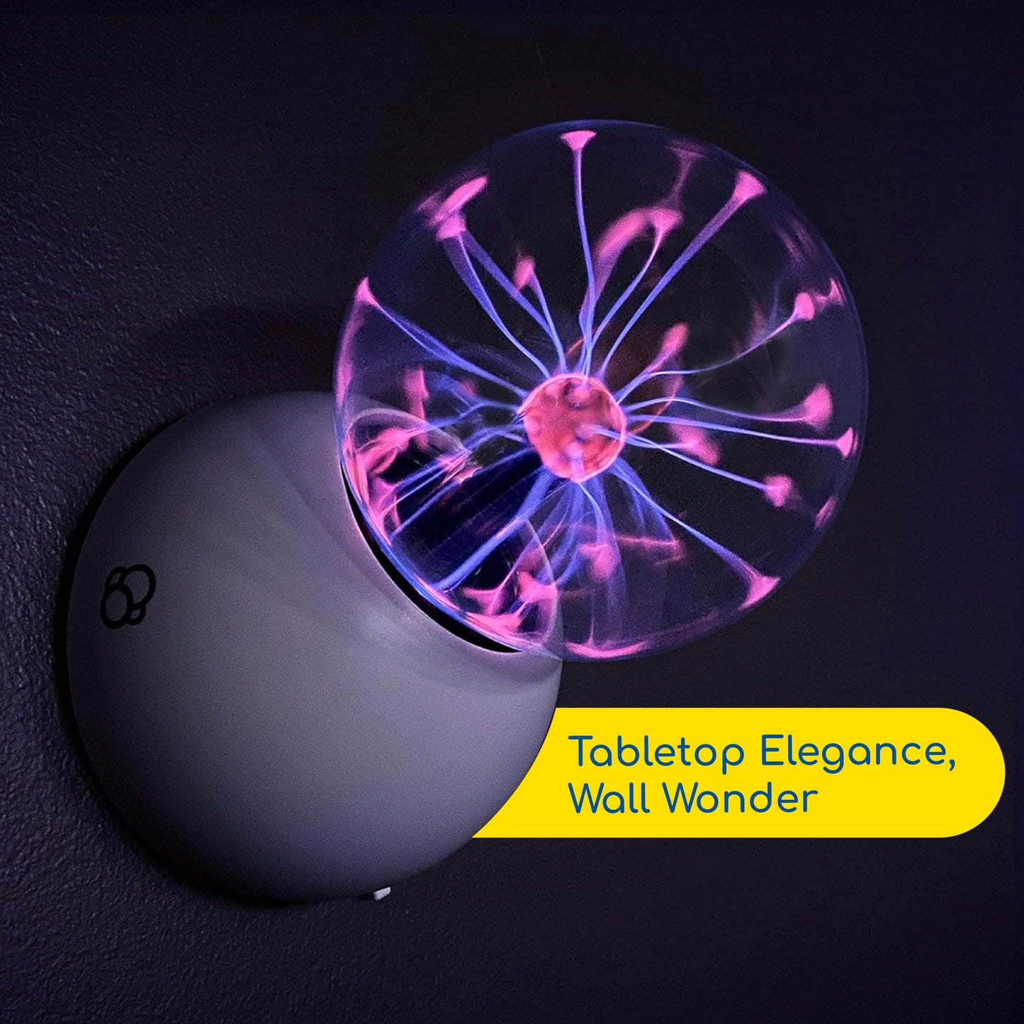 Thames & Kosmos The Plasma Ball Essential STEM Tool | Classic Scientific Device, Fresh 5-inch Glass Sphere, Interactive Electric Light Show | Explore Electricity, Matter, Energy, Small