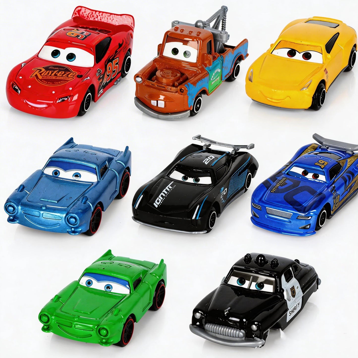 1/55 Scale Diecast Race Cars for Kids - Action Alloy Vehicle Set with Cool Design, Birthday for Boys Girls Ages 3 4 5 6