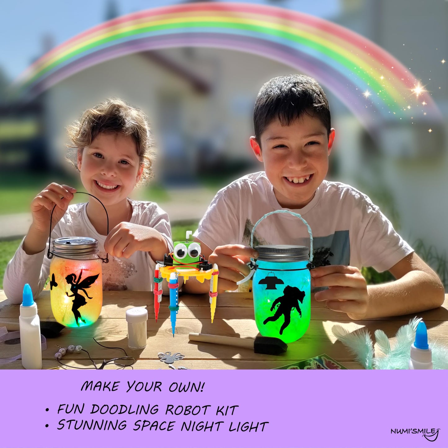 Make Your Own Girls STEM Toy - Fairy Night Light Craft Set & DIY Robotic Kit - Fun Birthday Present for Girls Ages 6 7 8 9 10 11 12 Years Old